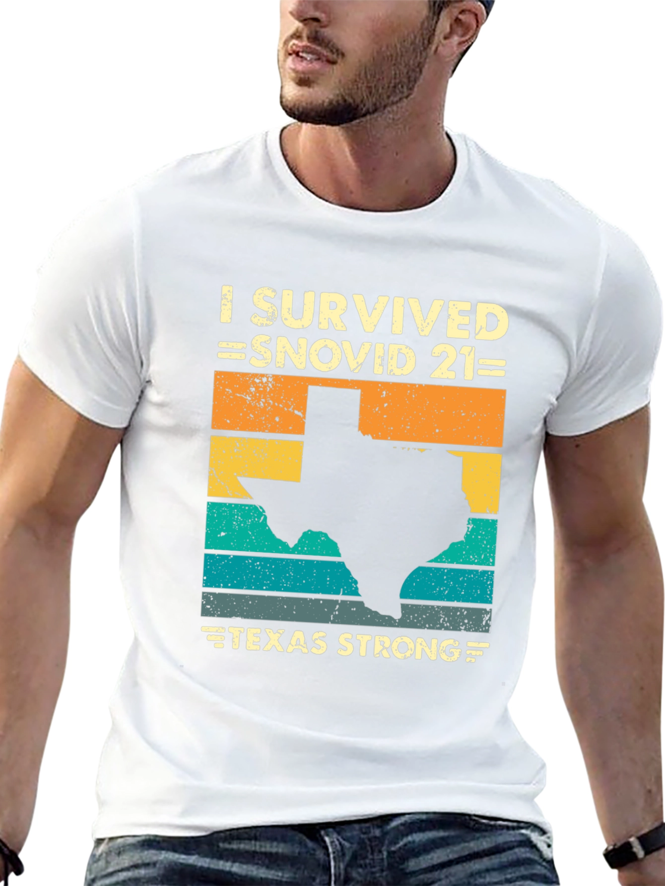 I Survived Snovid 21 Texas Strong T-Shirt