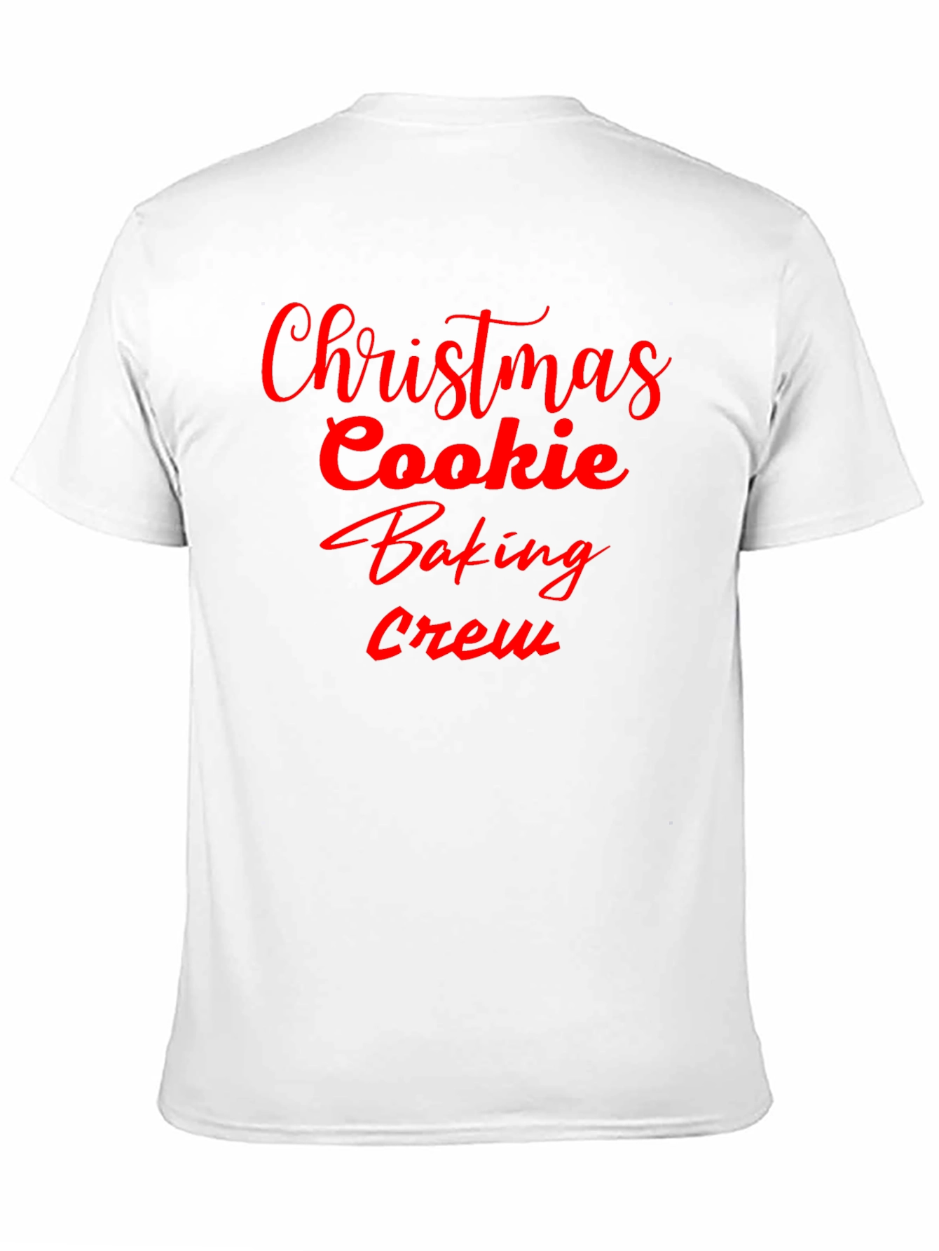 Christmas Cookie Baking Crew T-Shirt - Festive Holiday Tee