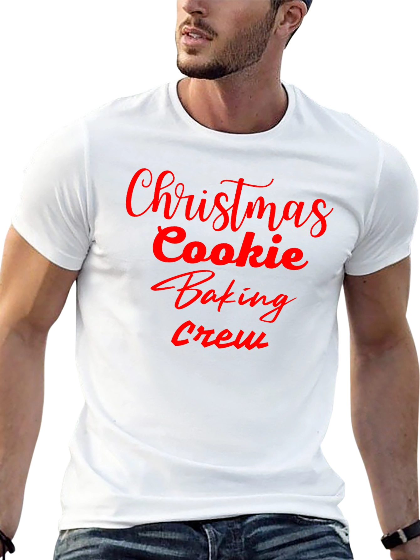 Christmas Cookie Baking Crew T-Shirt - Festive Holiday Tee