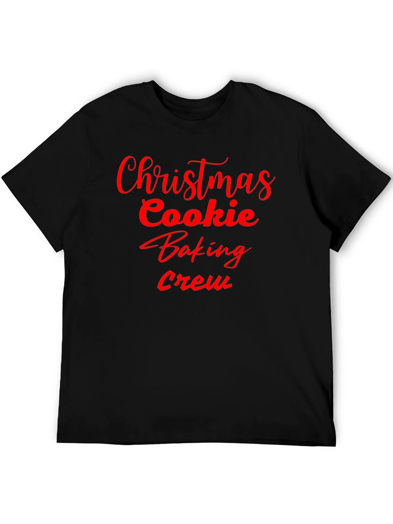 Christmas Cookie Baking Crew T-Shirt - Festive Holiday Tee