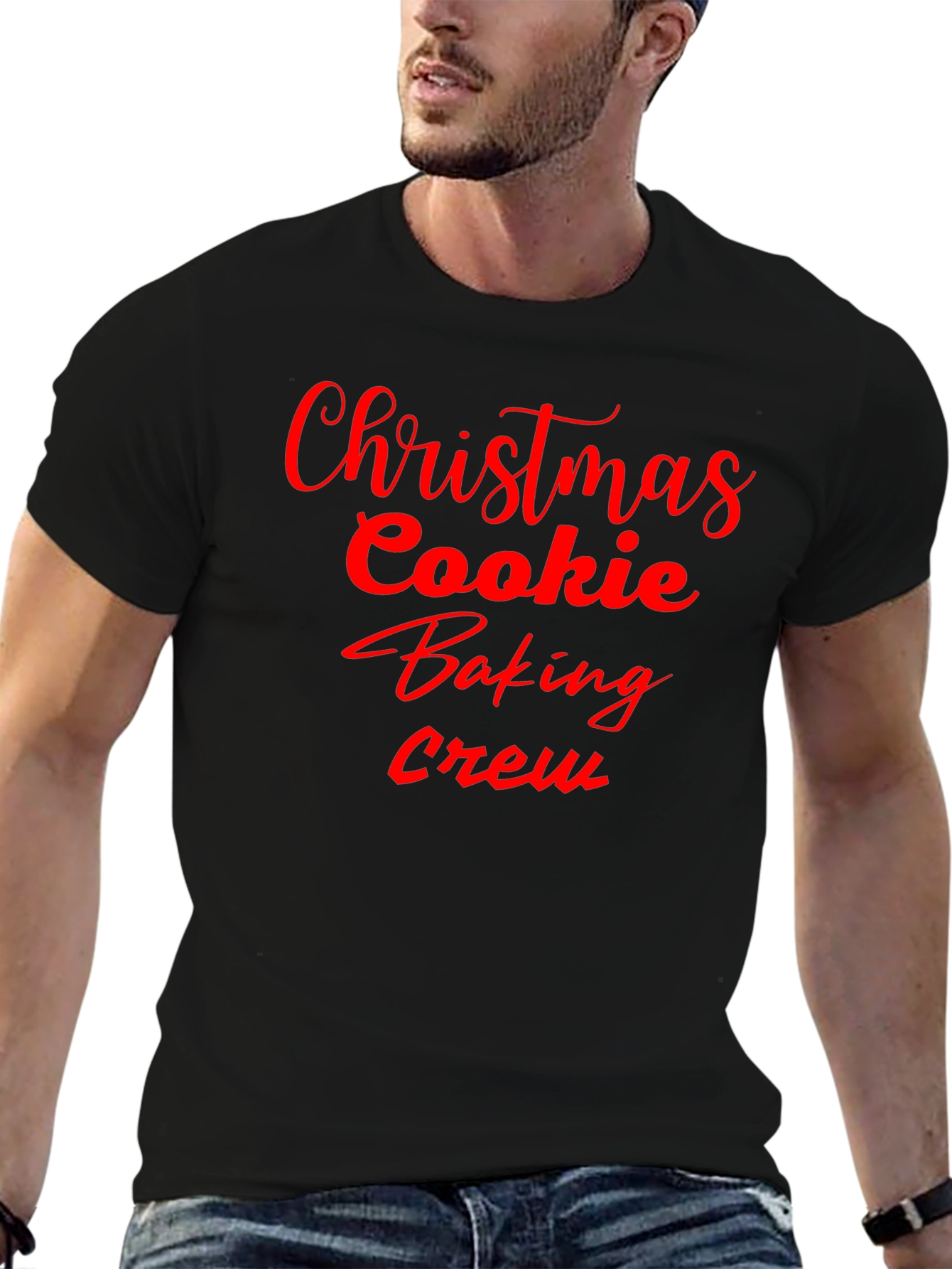 Christmas Cookie Baking Crew T-Shirt - Festive Holiday Tee