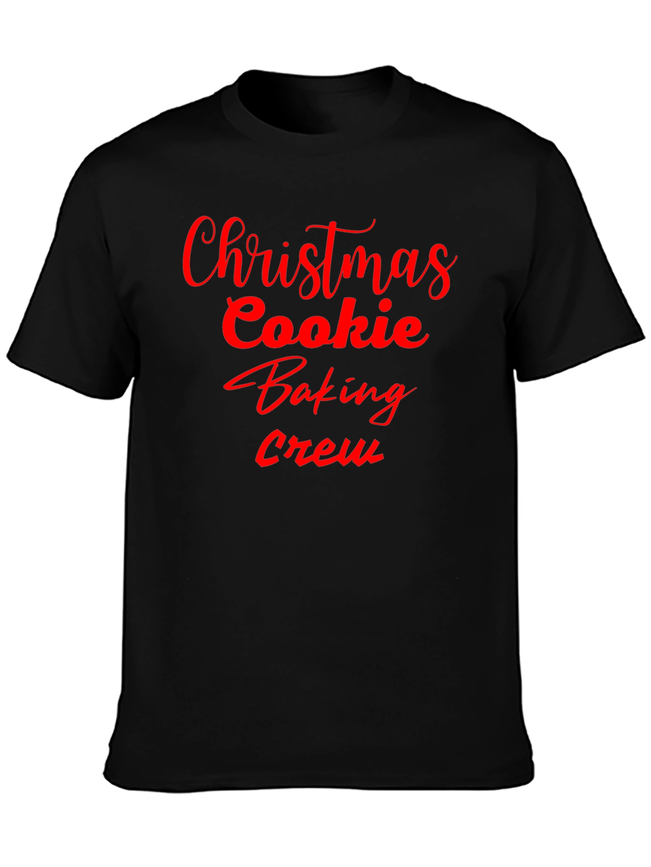 Christmas Cookie Baking Crew T-Shirt - Festive Holiday Tee