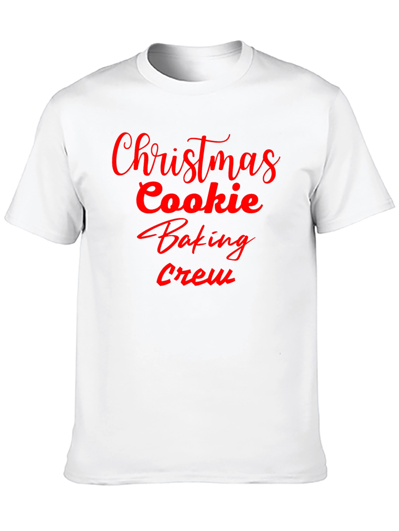 Christmas Cookie Baking Crew T-Shirt - Festive Holiday Tee