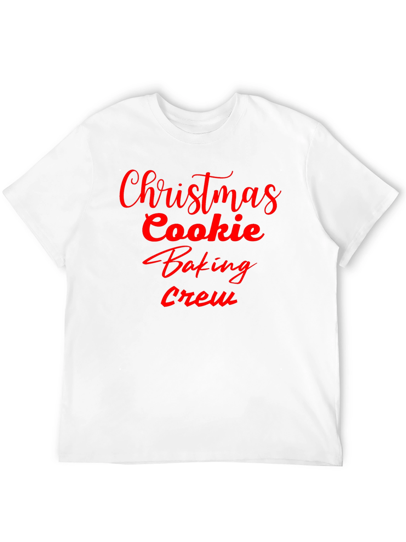 Christmas Cookie Baking Crew T-Shirt - Festive Holiday Tee