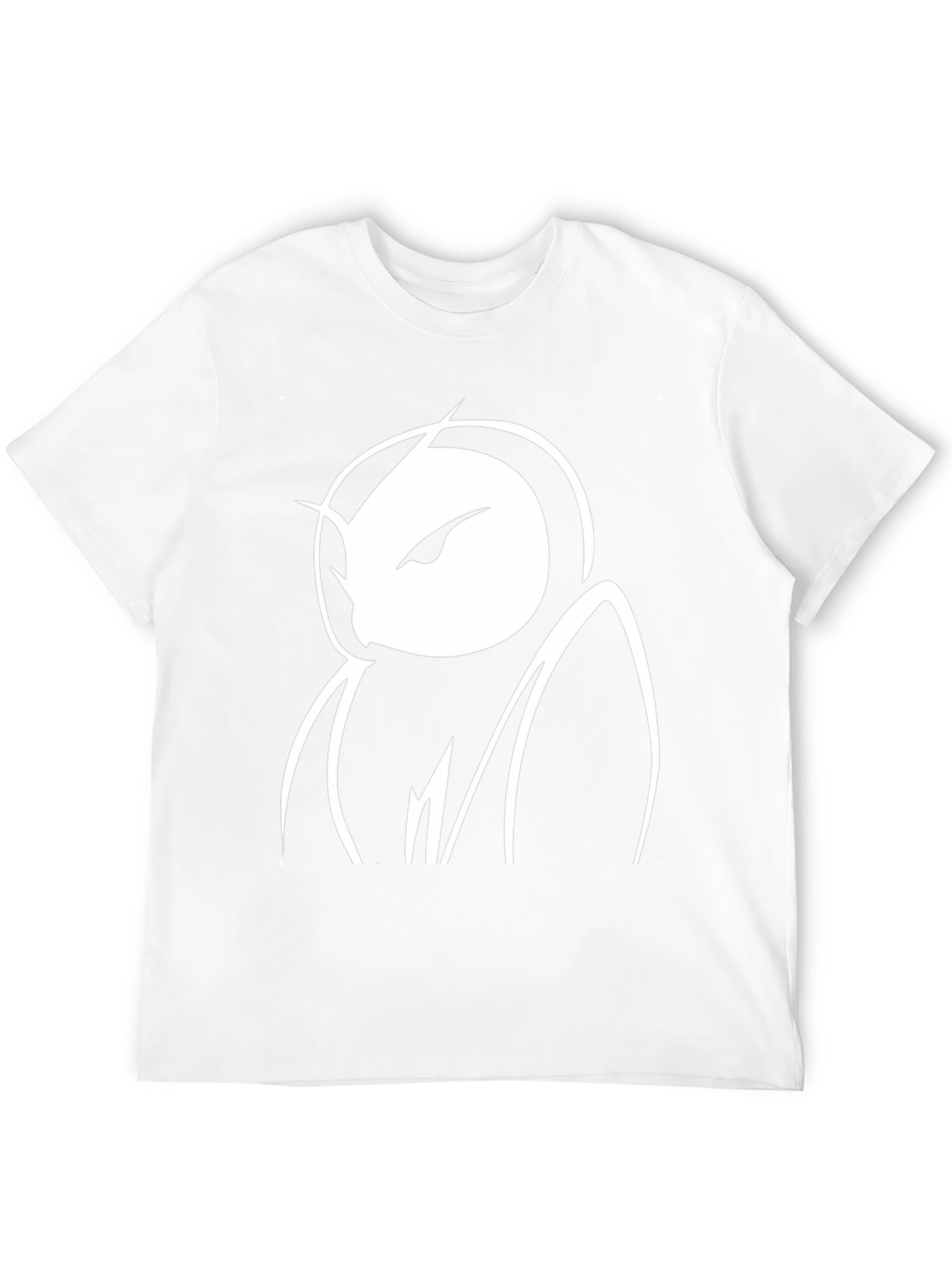 Abstract Owl Graphic Black T-Shirt