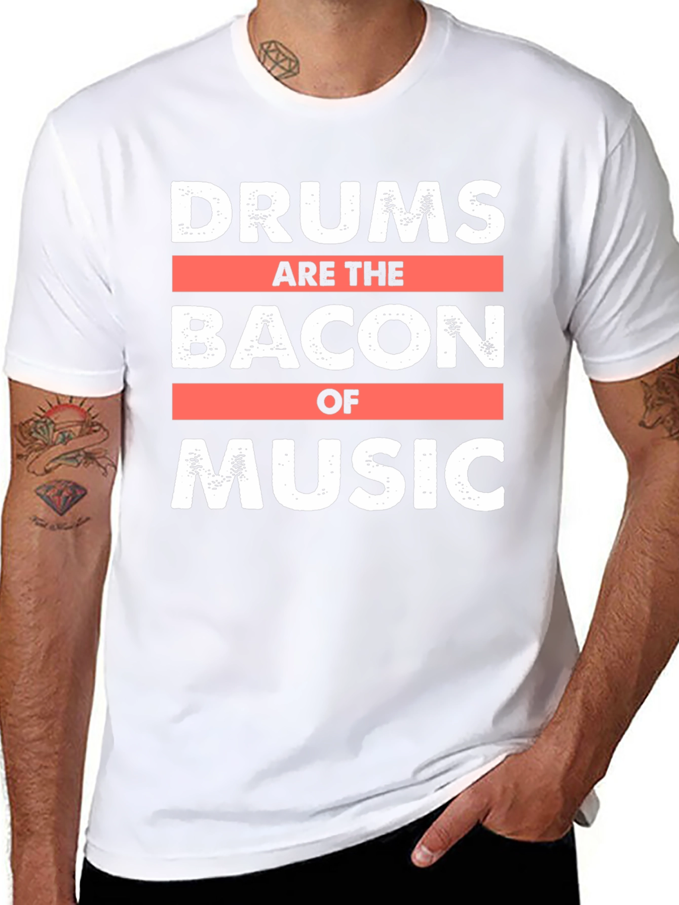 Drums are the Bacon of Music T-Shirt