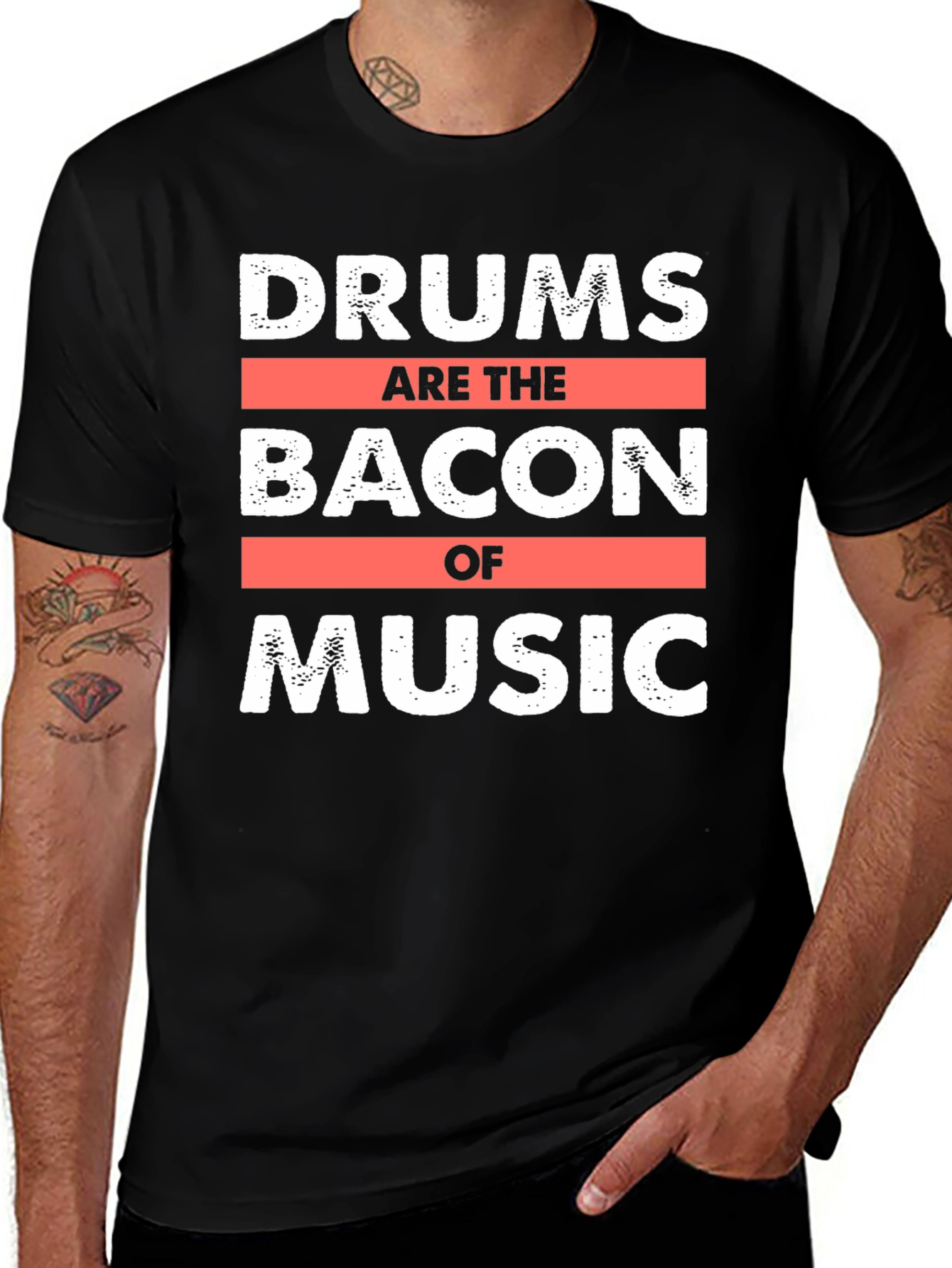 Drums are the Bacon of Music T-Shirt