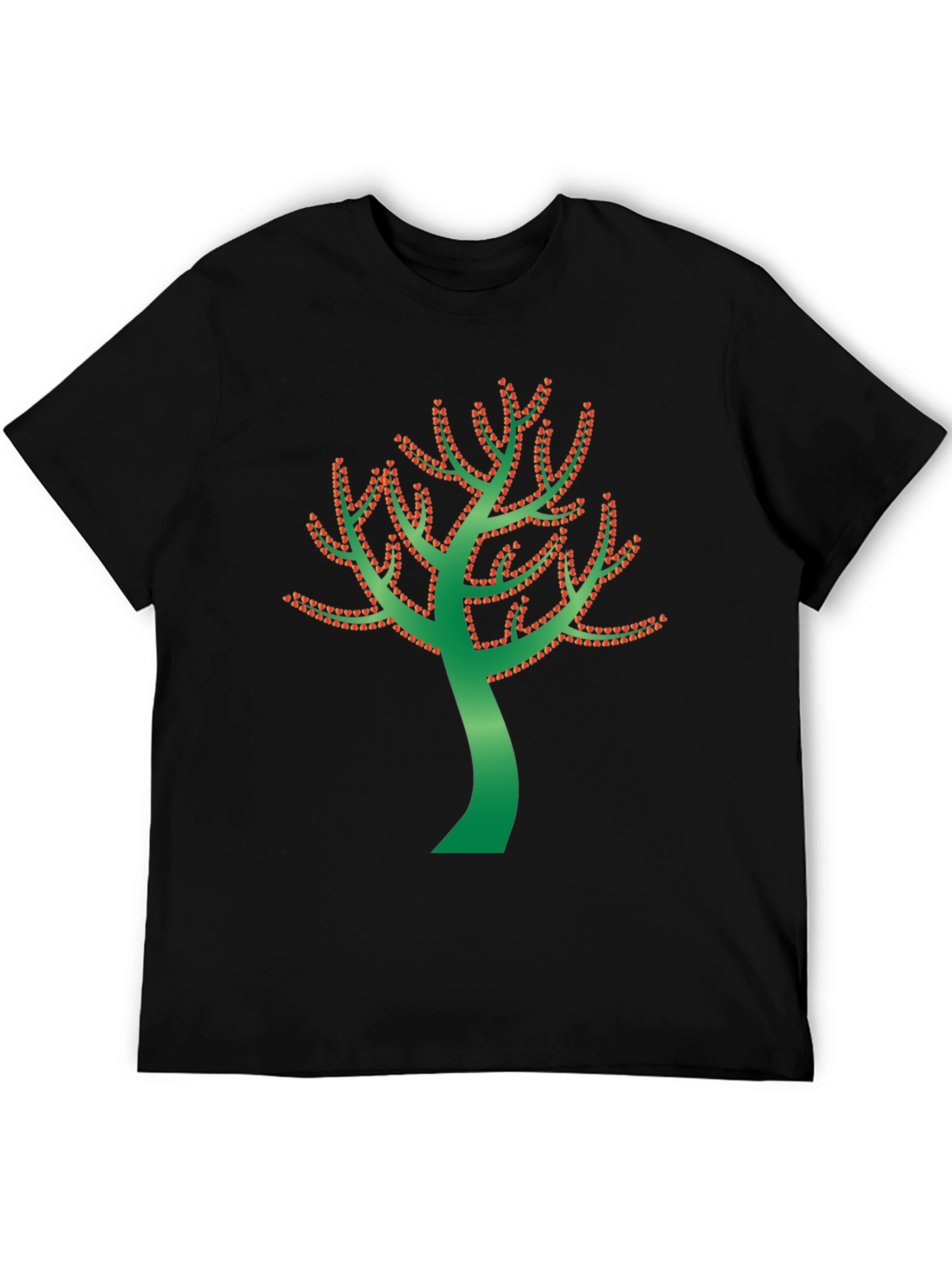Heart Tree Black Graphic Tee