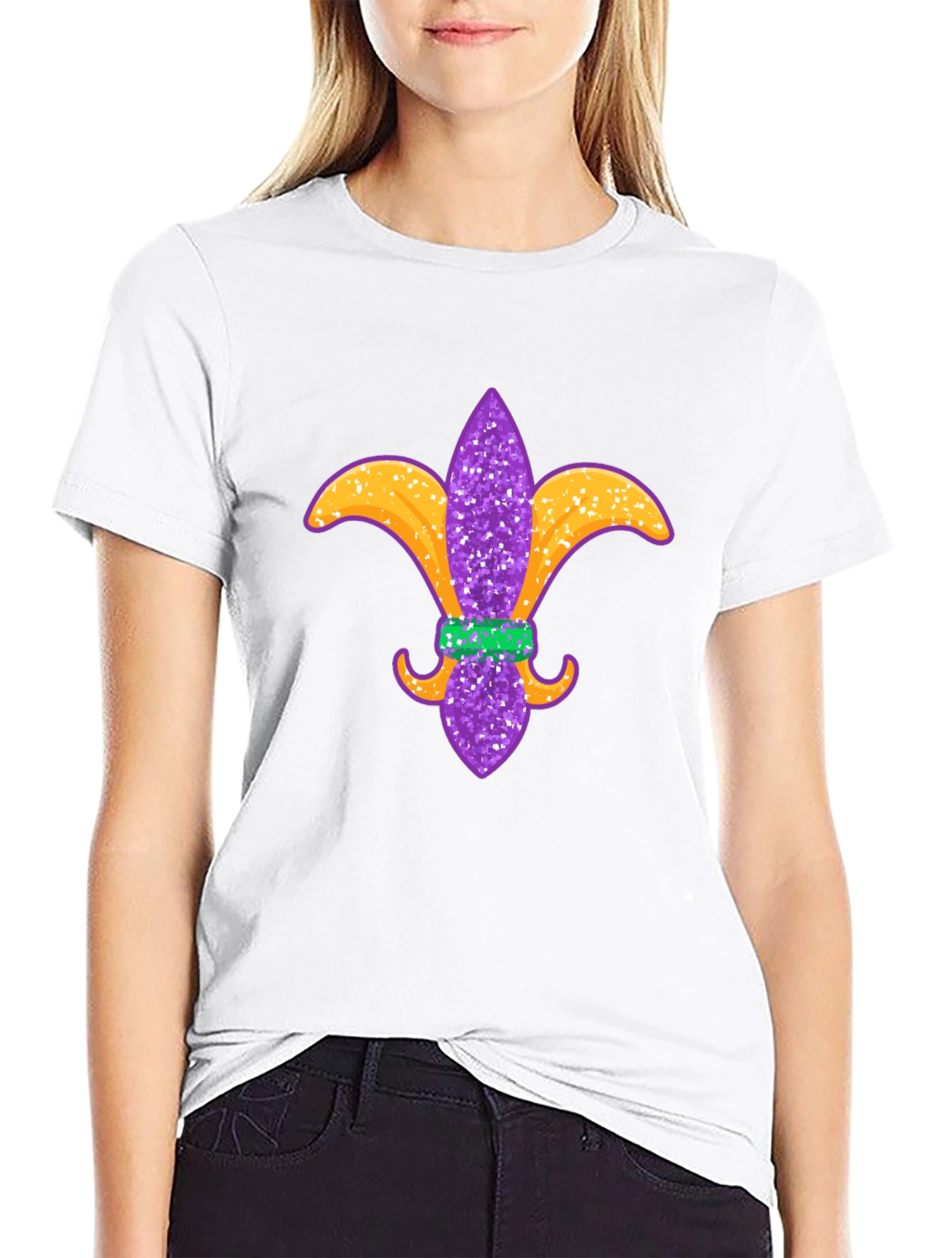 Mardi Gras Fleur-de-Lis T-Shirt