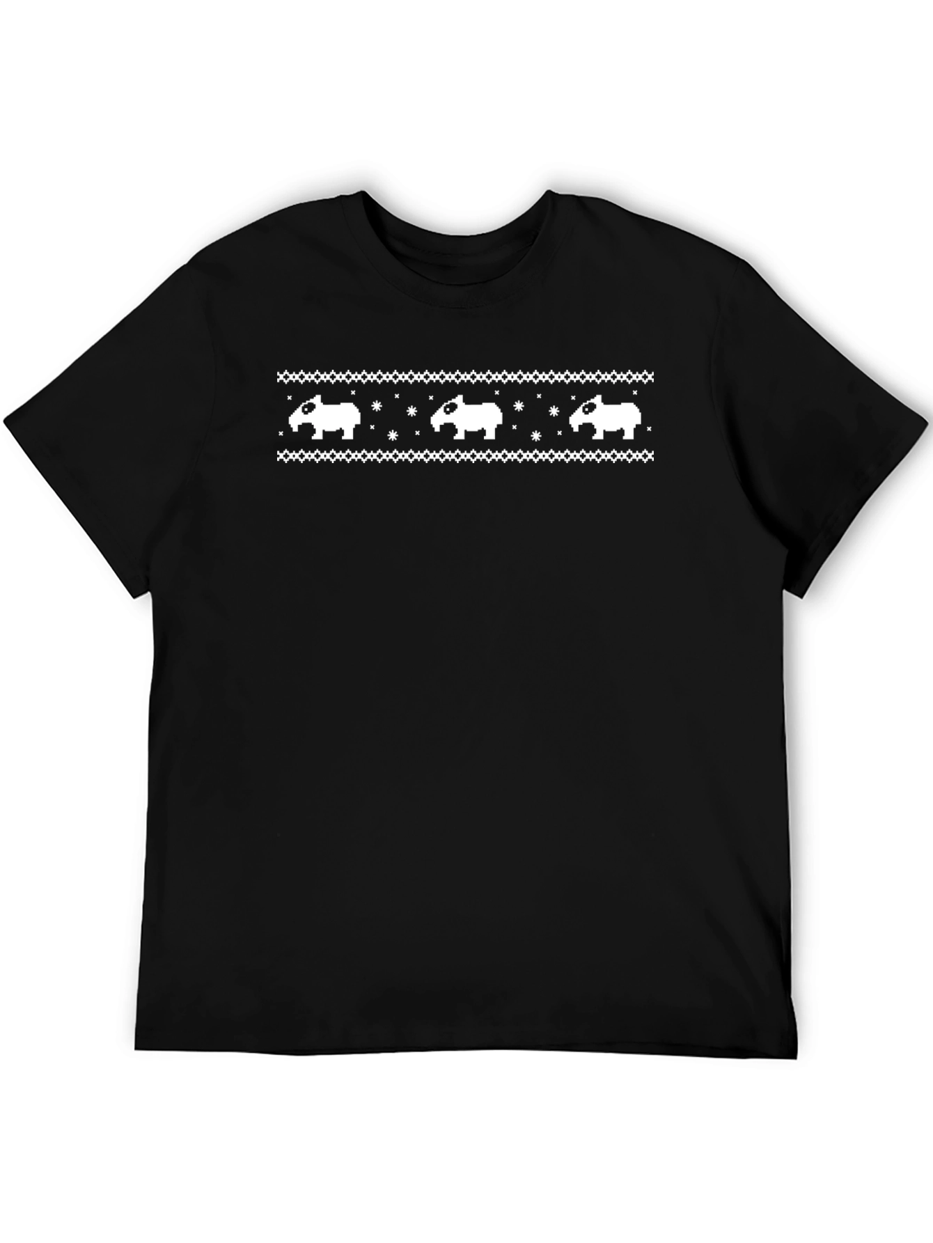 Pixel Tapir T-Shirt - Cute Animal Graphic Tee