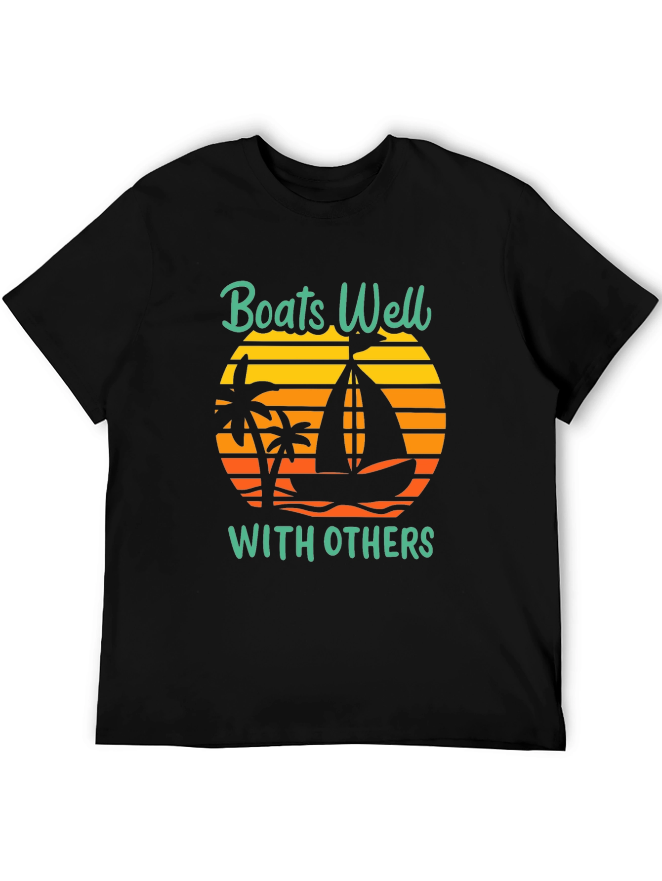 Boats Well With Others Graphic Tee