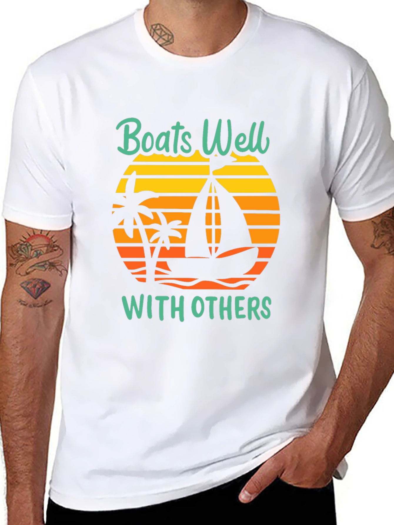 Boats Well With Others Graphic Tee