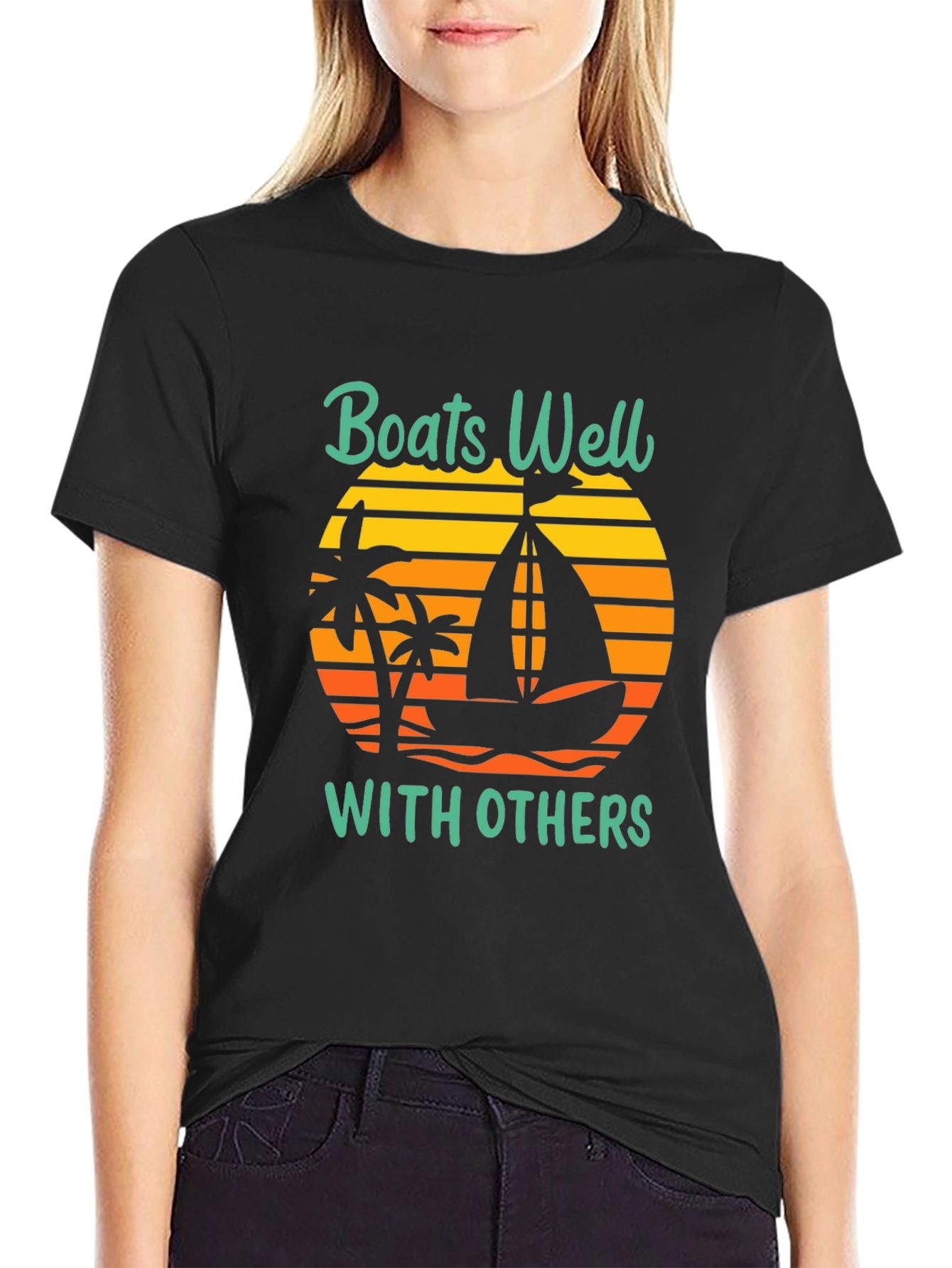 Boats Well With Others Graphic Tee