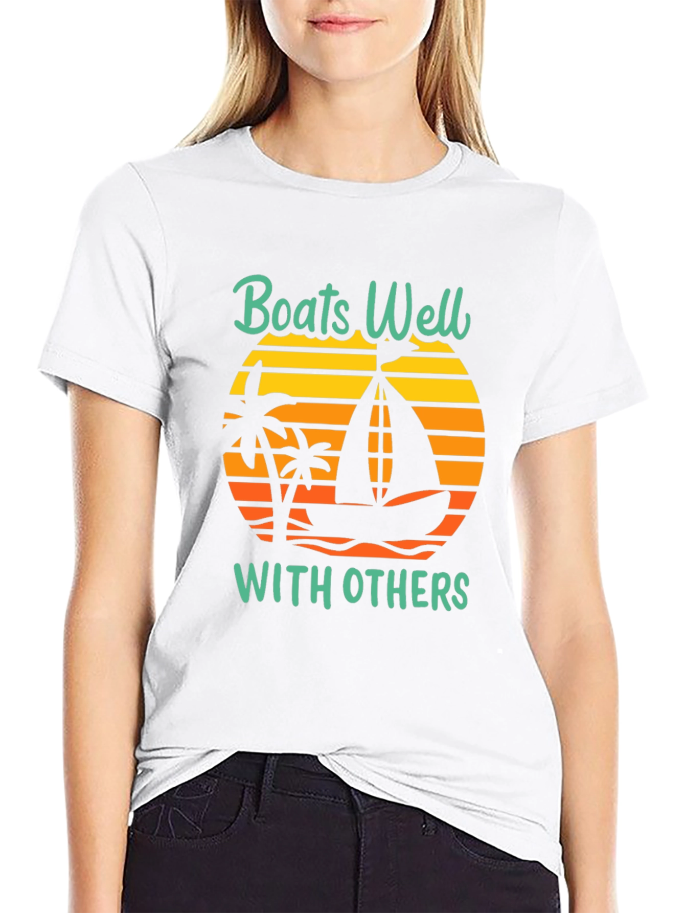 Boats Well With Others Graphic Tee