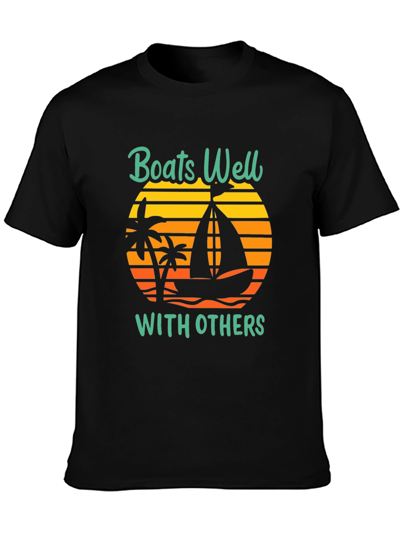 Boats Well With Others Graphic Tee