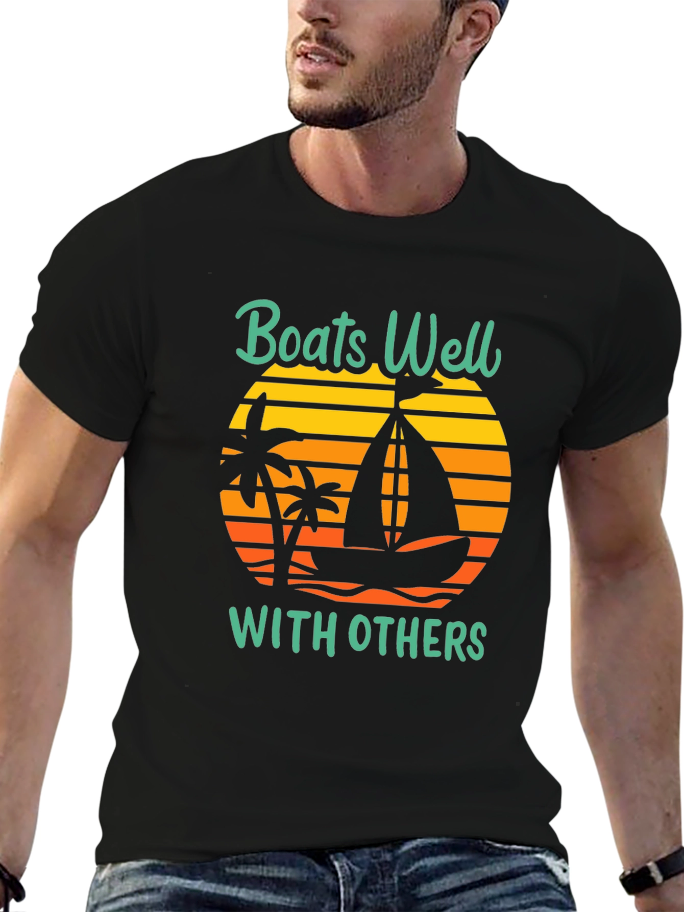 Boats Well With Others Graphic Tee