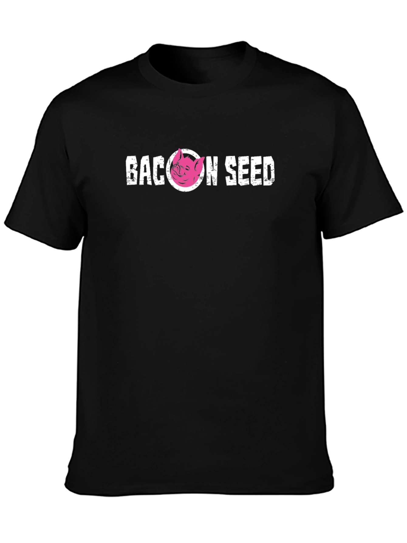 Bacon Seed Graphic Tee - Black Cotton