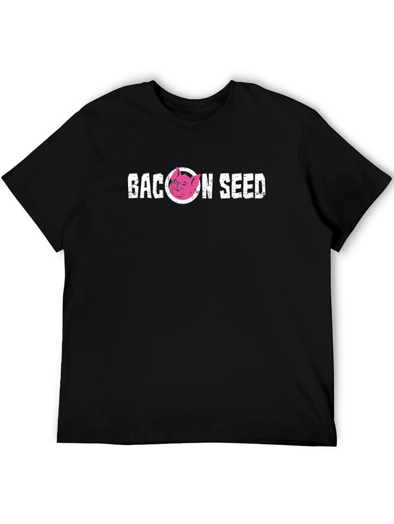 Bacon Seed Graphic Tee - Black Cotton