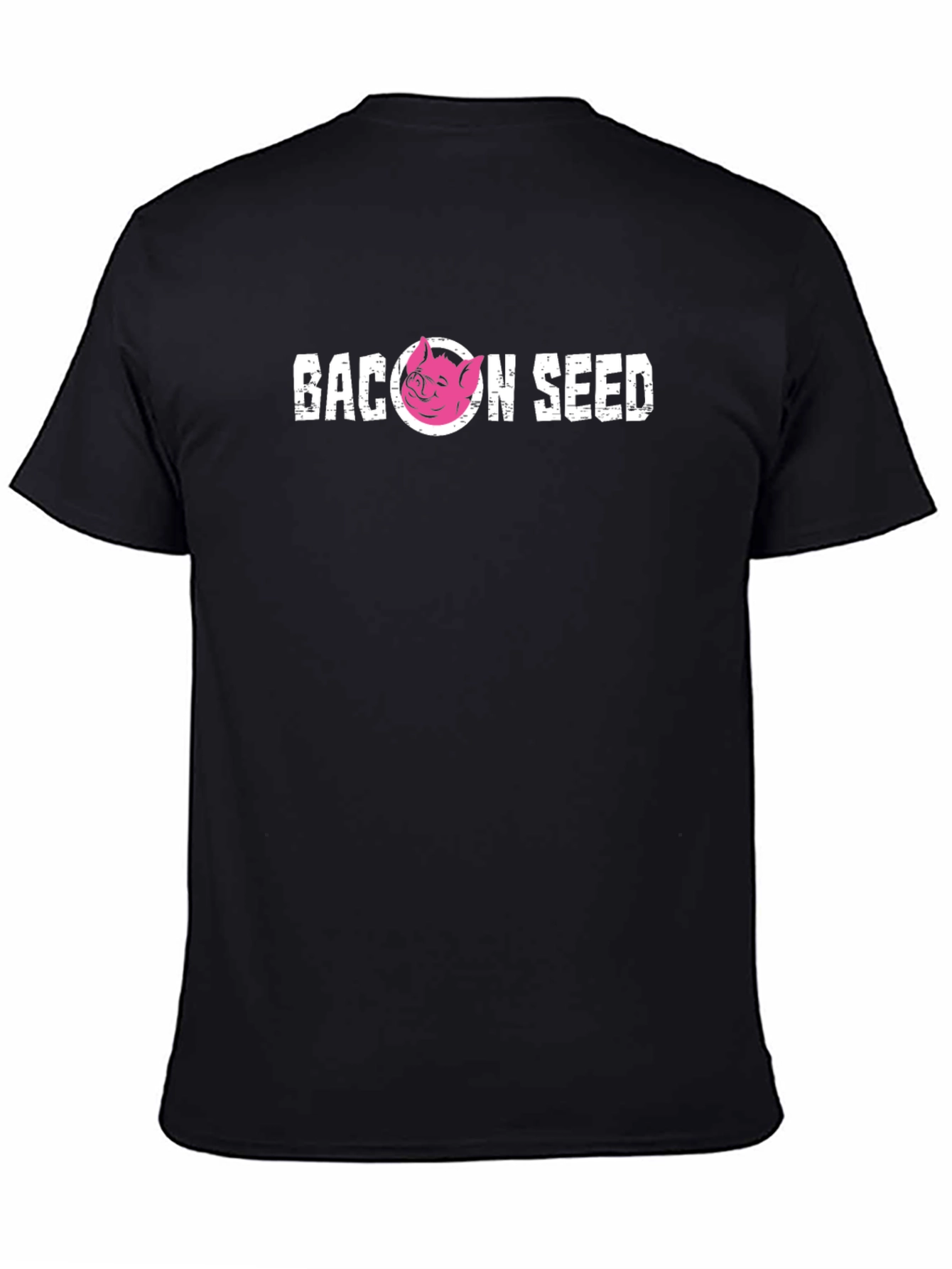 Bacon Seed Graphic Tee - Black Cotton