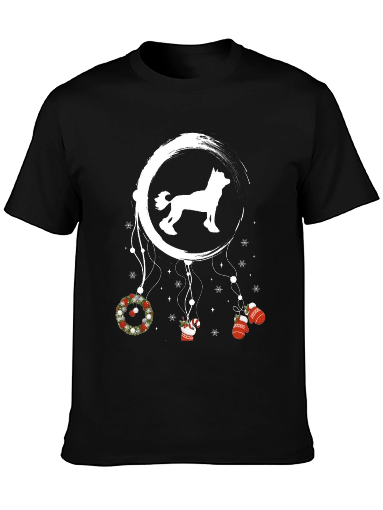 Holiday Husky Dreamcatcher Tee