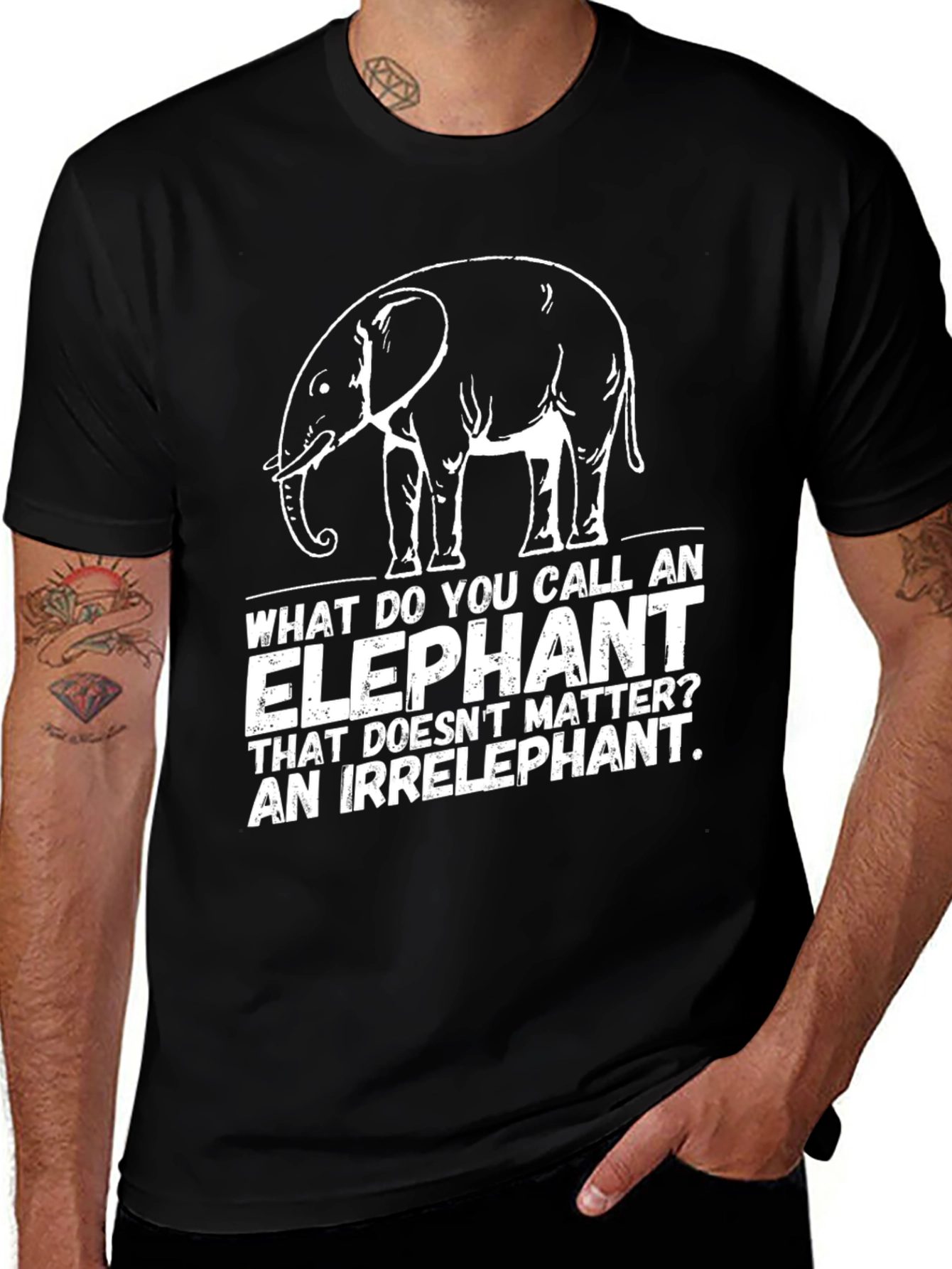 Irrelephant T-Shirt - Funny Elephant Joke Tee