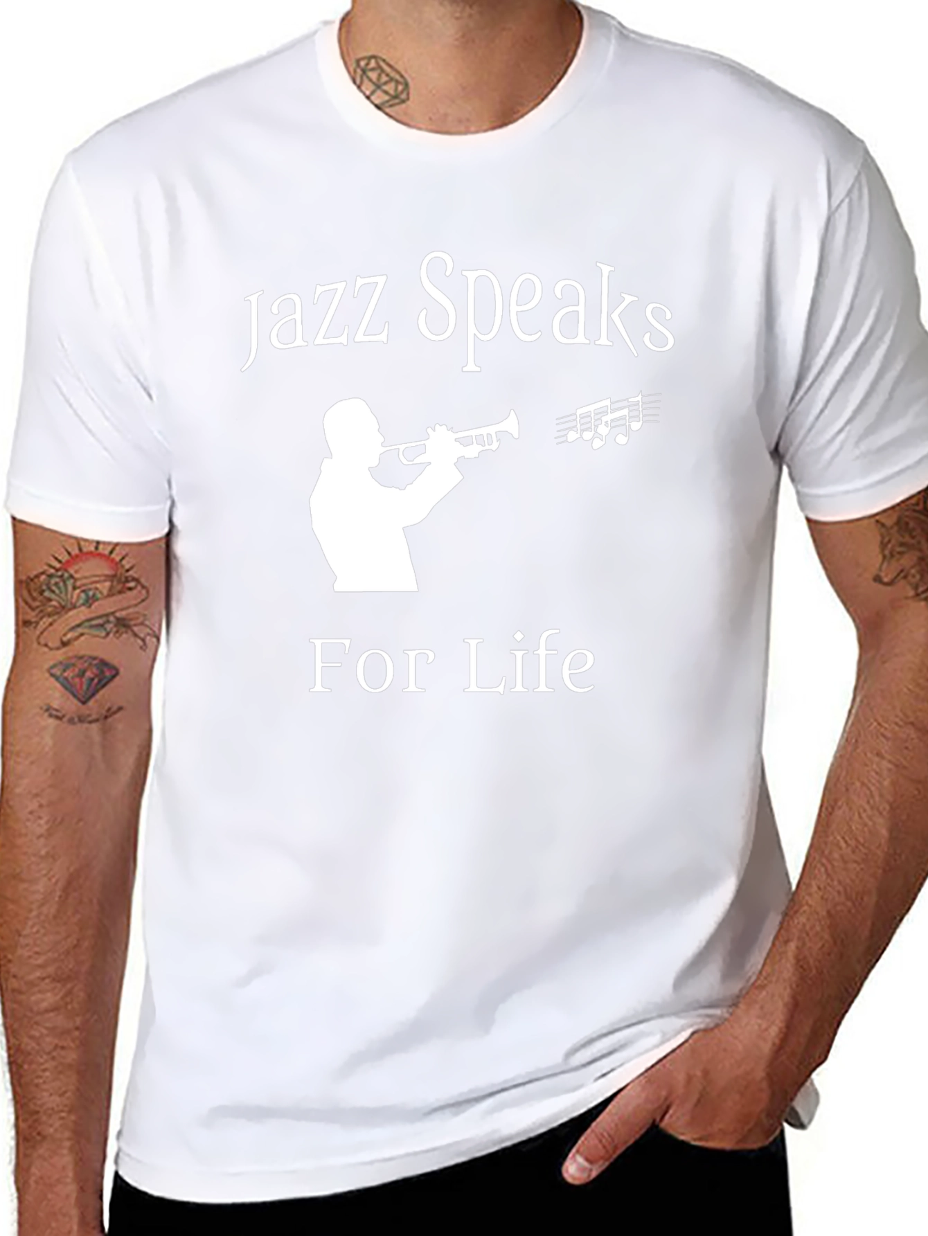 Jazz Speaks for Life Graphic T-Shirt