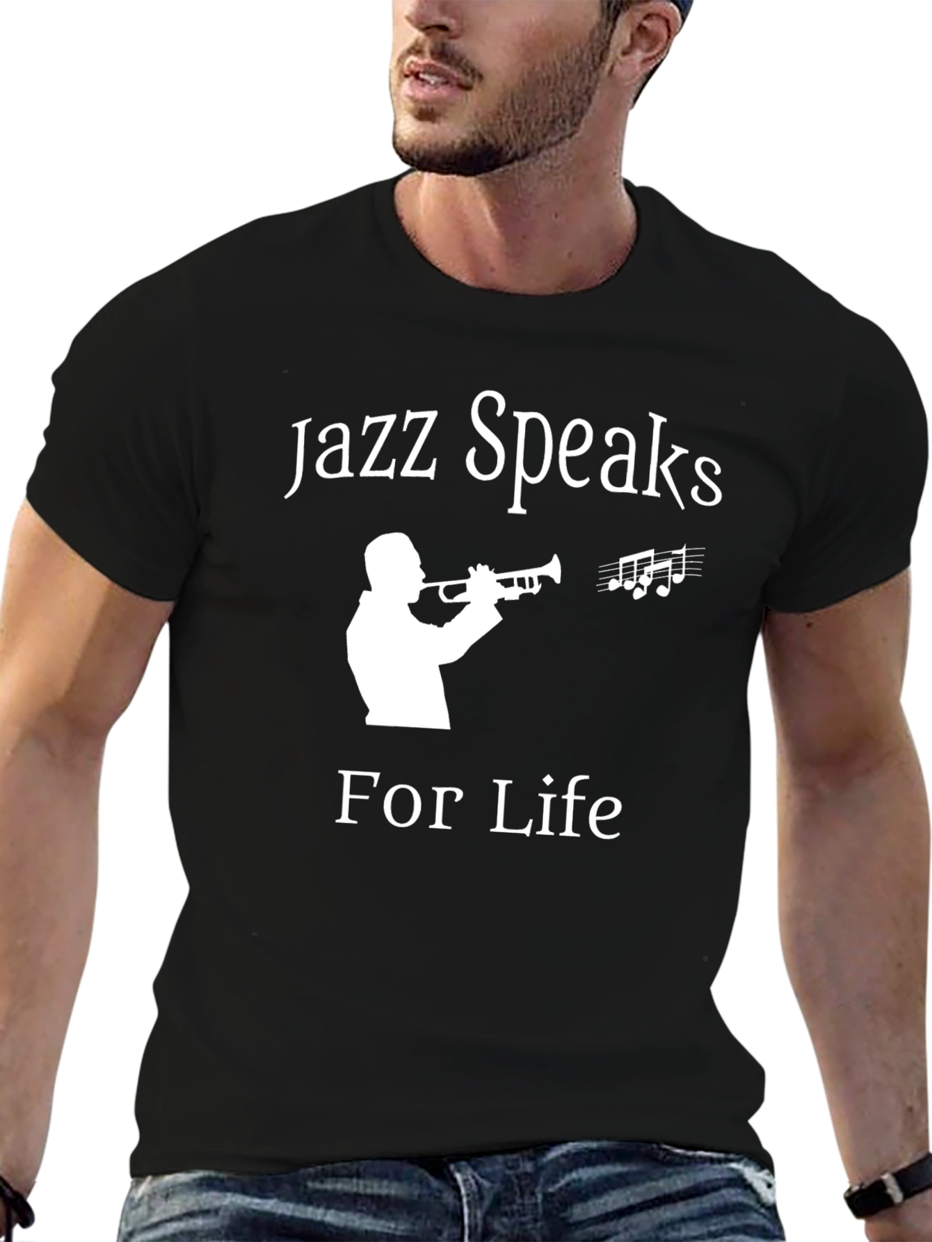 Jazz Speaks for Life Graphic T-Shirt