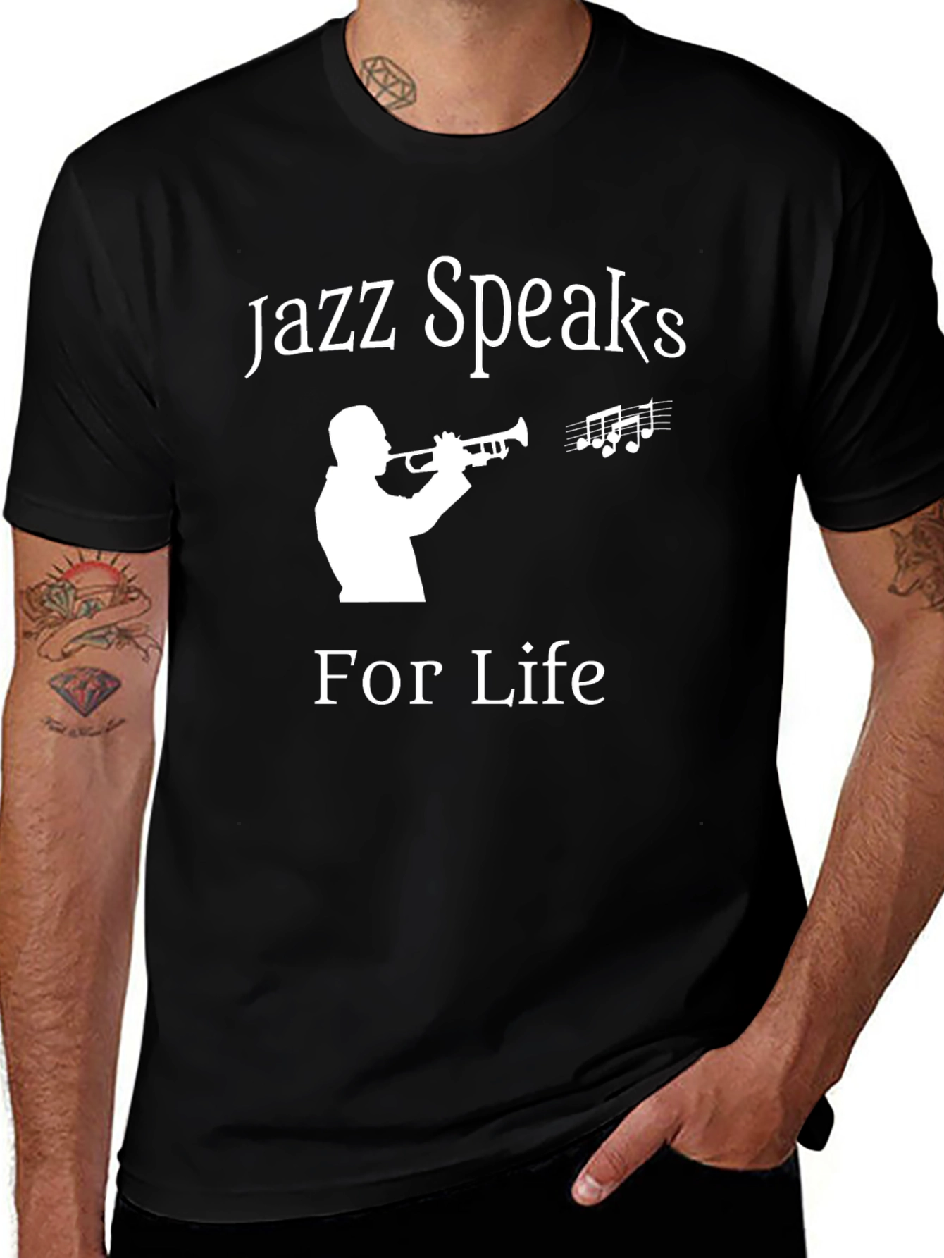 Jazz Speaks for Life Graphic T-Shirt