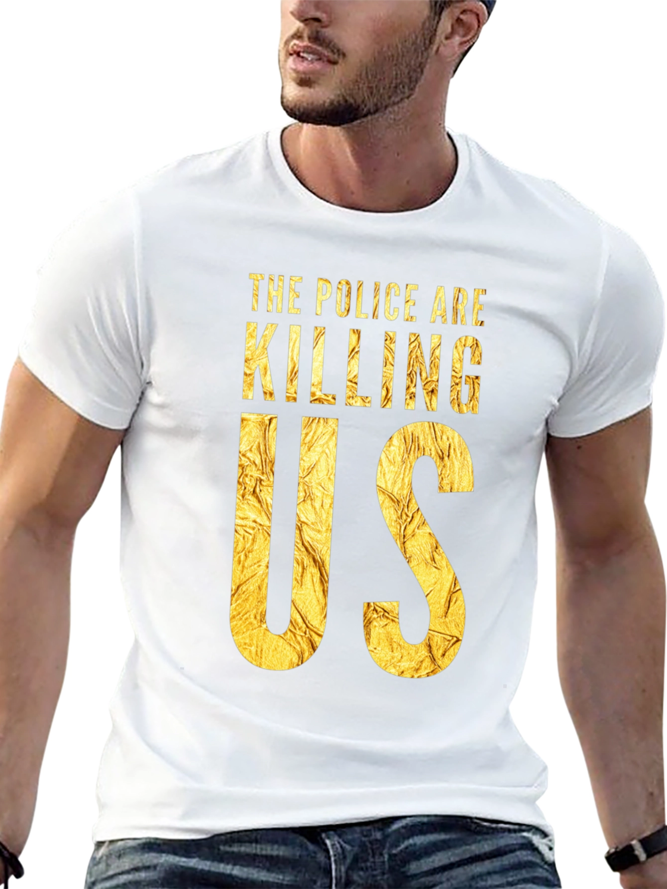 The Police Are Killing Us Black T-Shirt