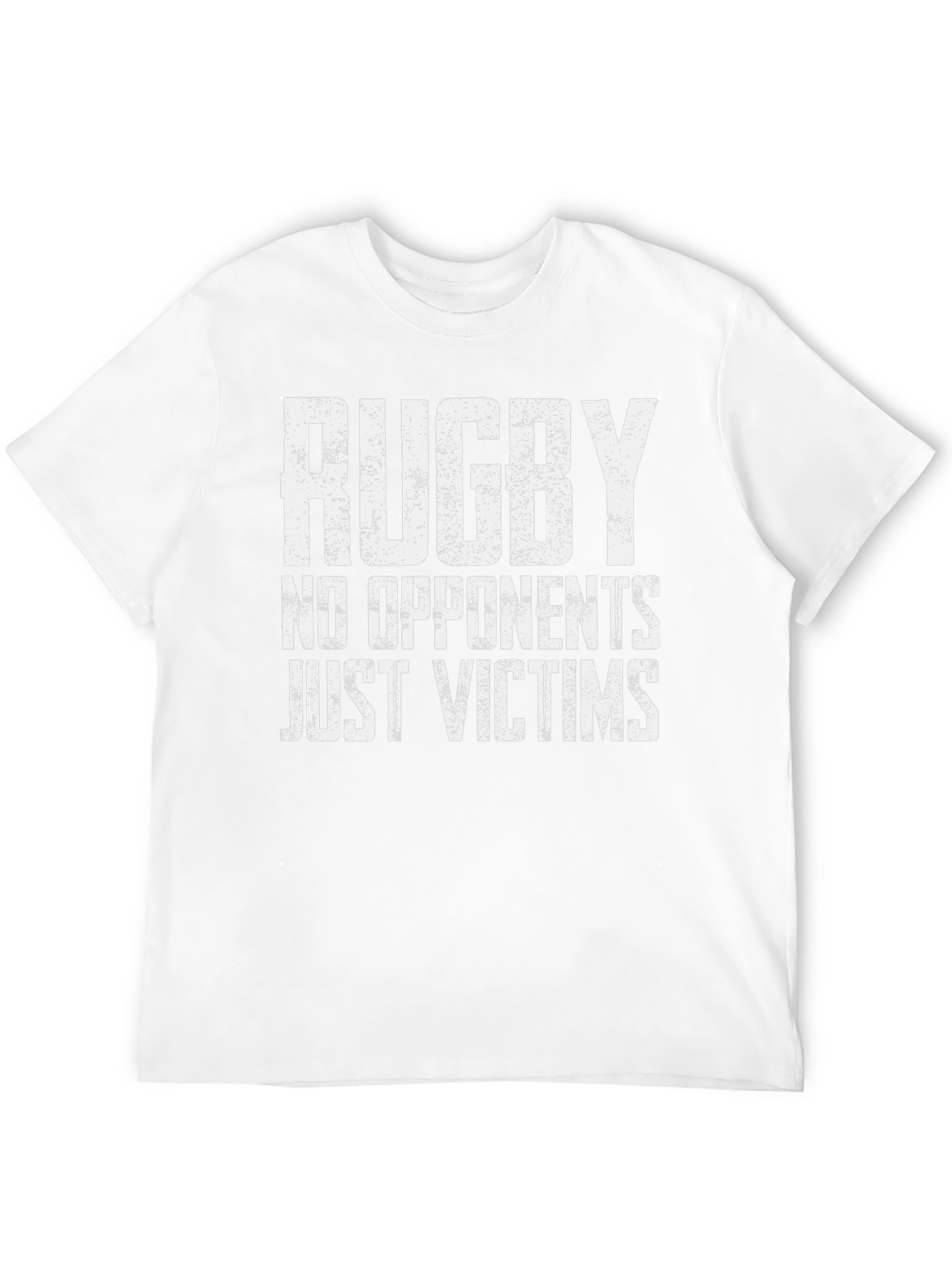 Rugby No Opponents Just Victims Black T-Shirt