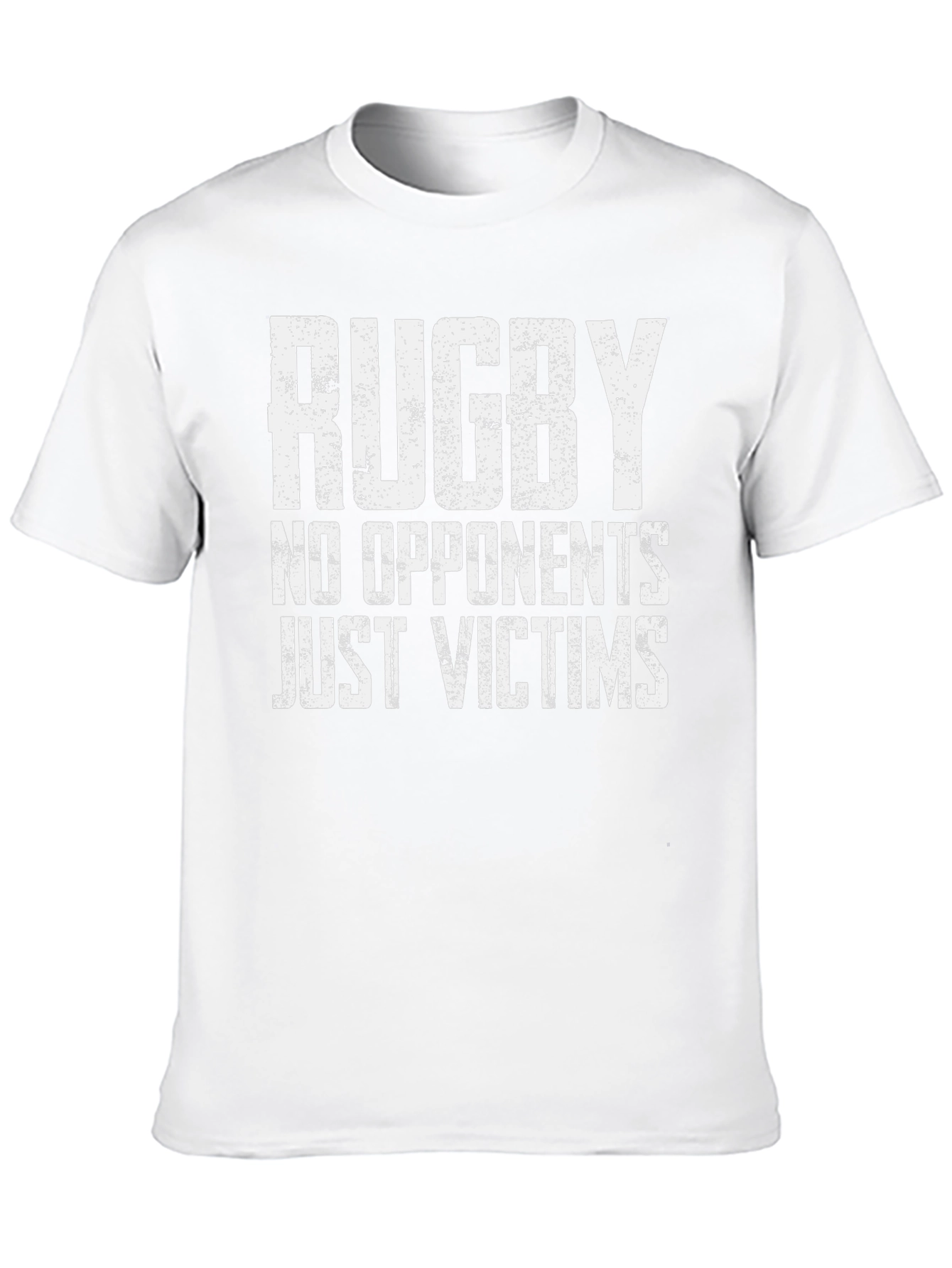 Rugby No Opponents Just Victims Black T-Shirt