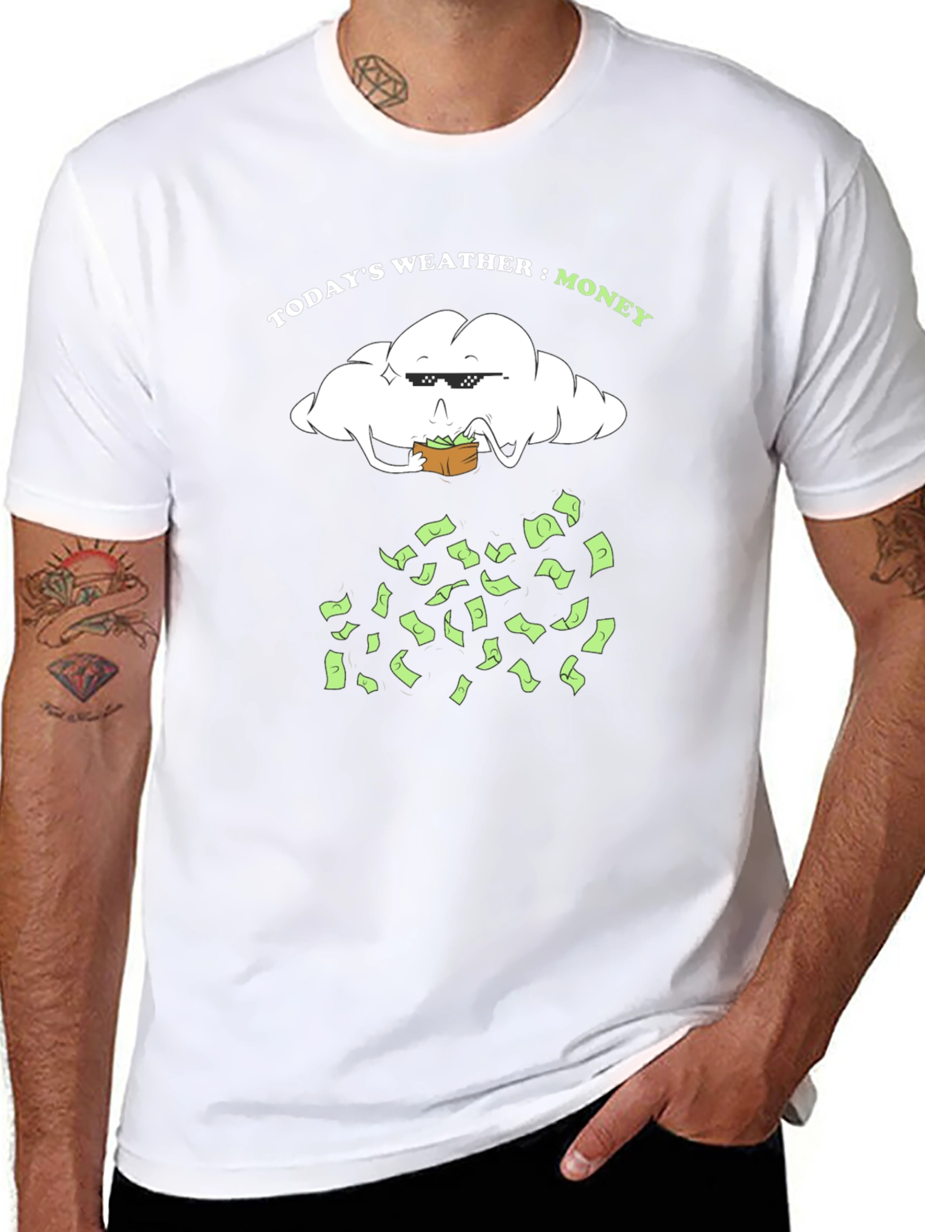 Todays Weather: Money T-Shirt