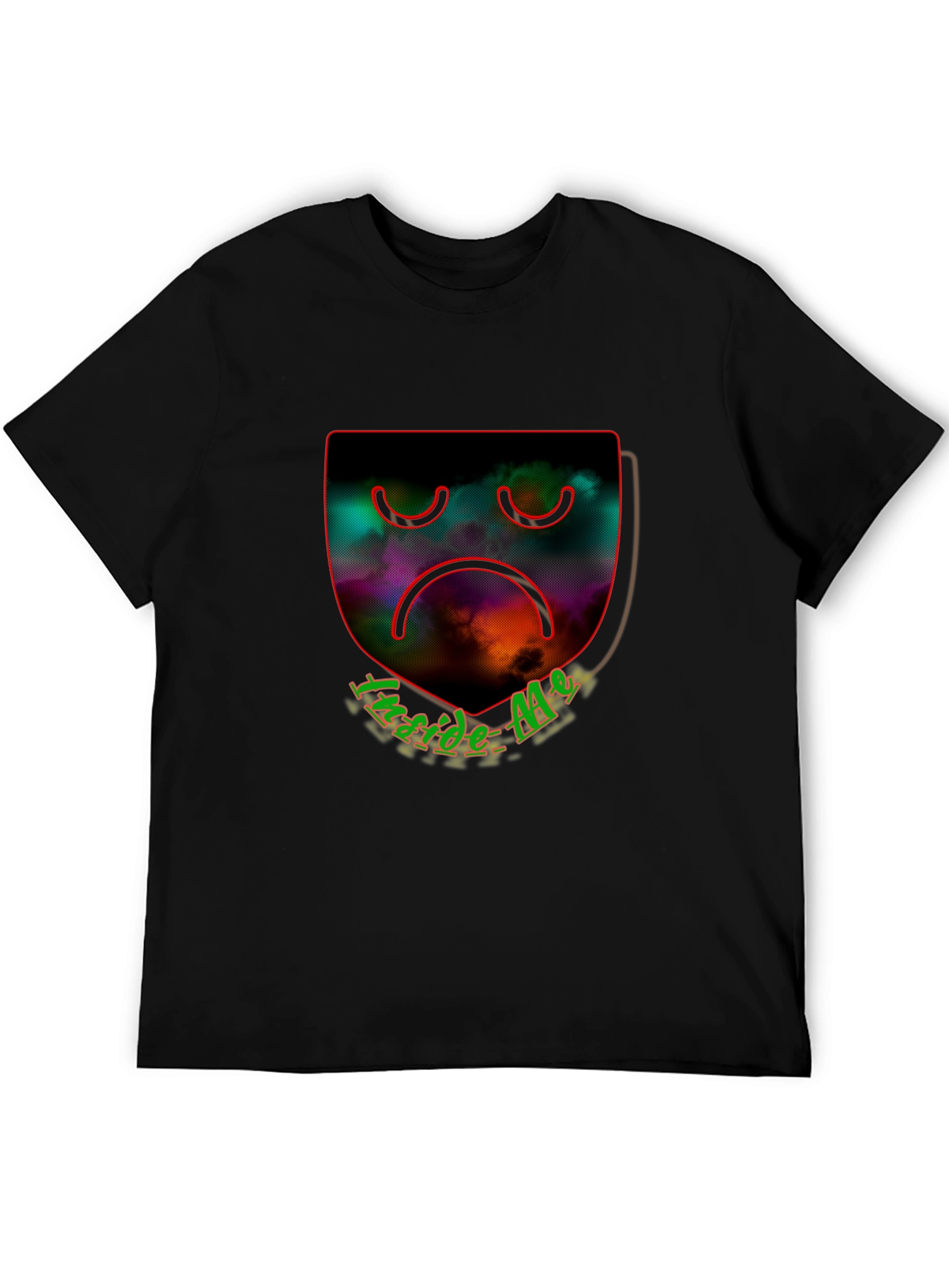 Inside Me Graphic Tee - Sad Face
