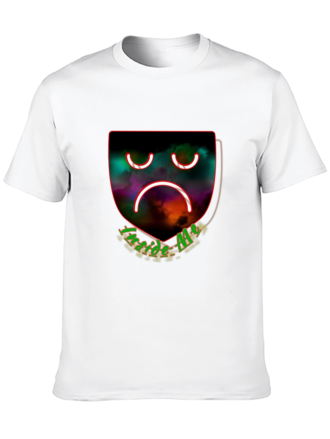 Inside Me Graphic Tee - Sad Face