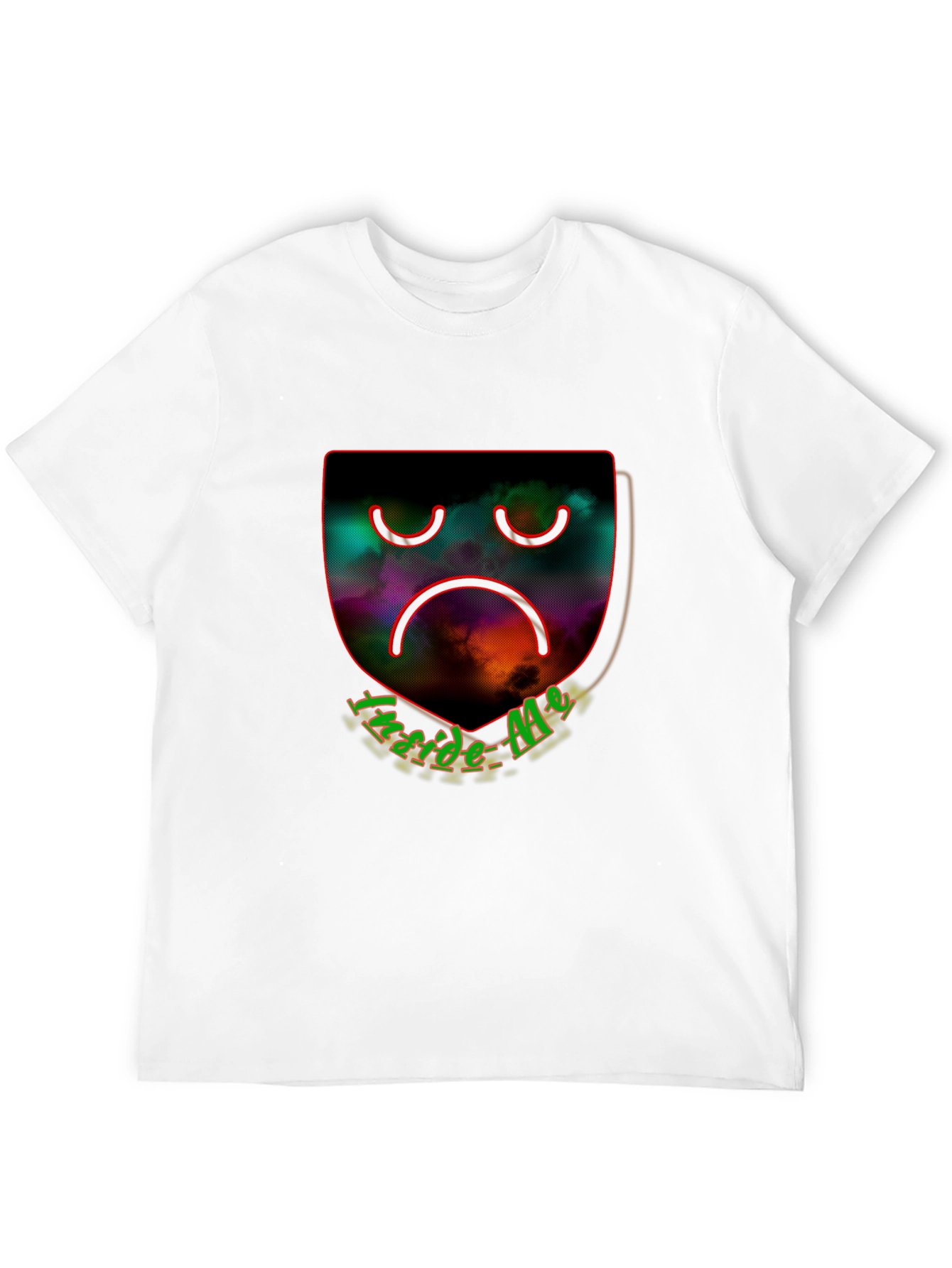 Inside Me Graphic Tee - Sad Face