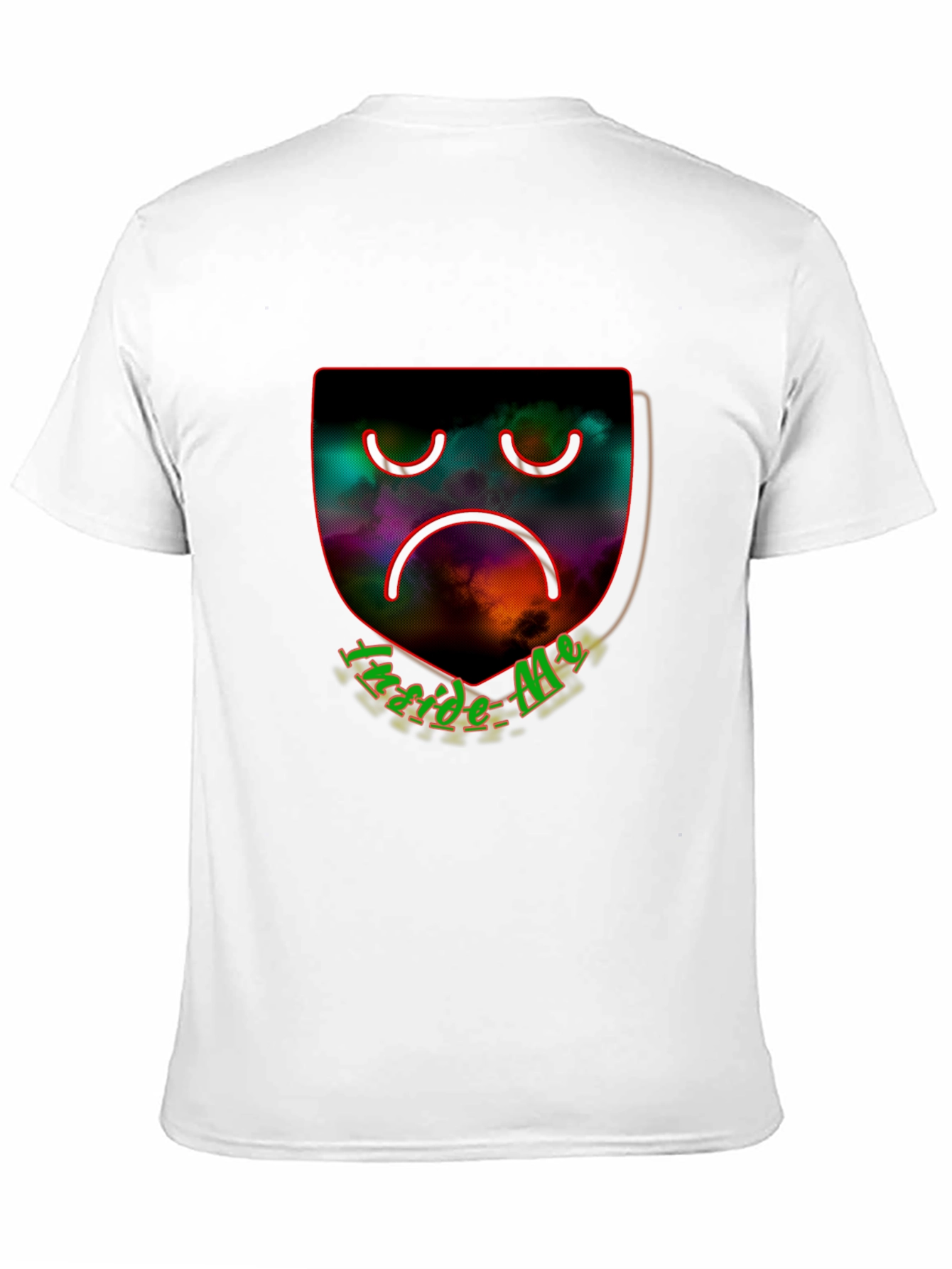 Inside Me Graphic Tee - Sad Face