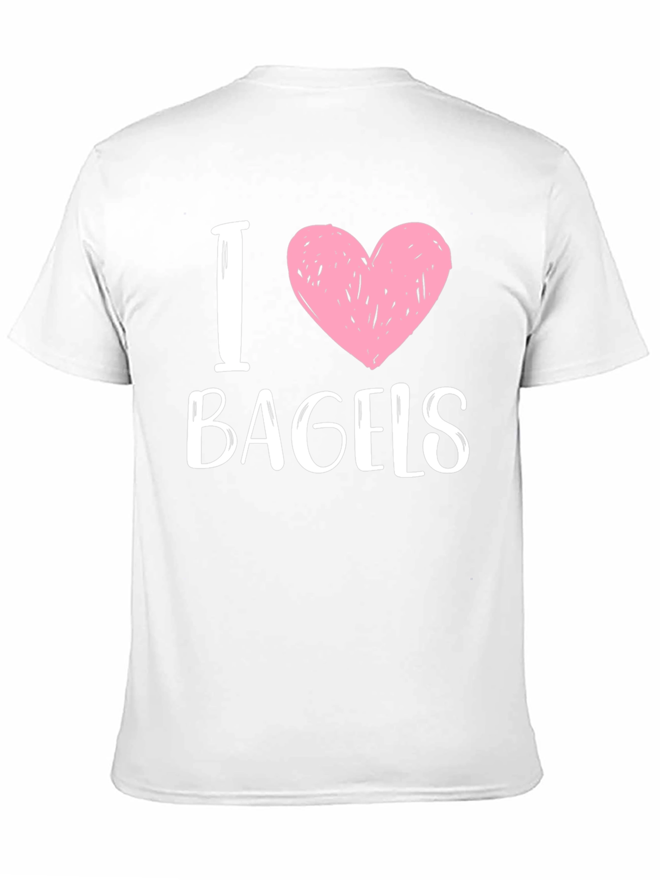 I Heart Bagels Graphic Tee - Casual Comfort