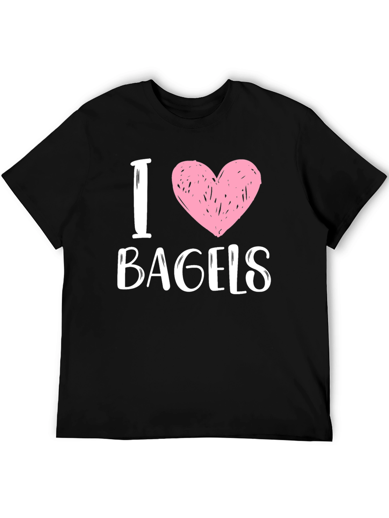 I Heart Bagels Graphic Tee - Casual Comfort