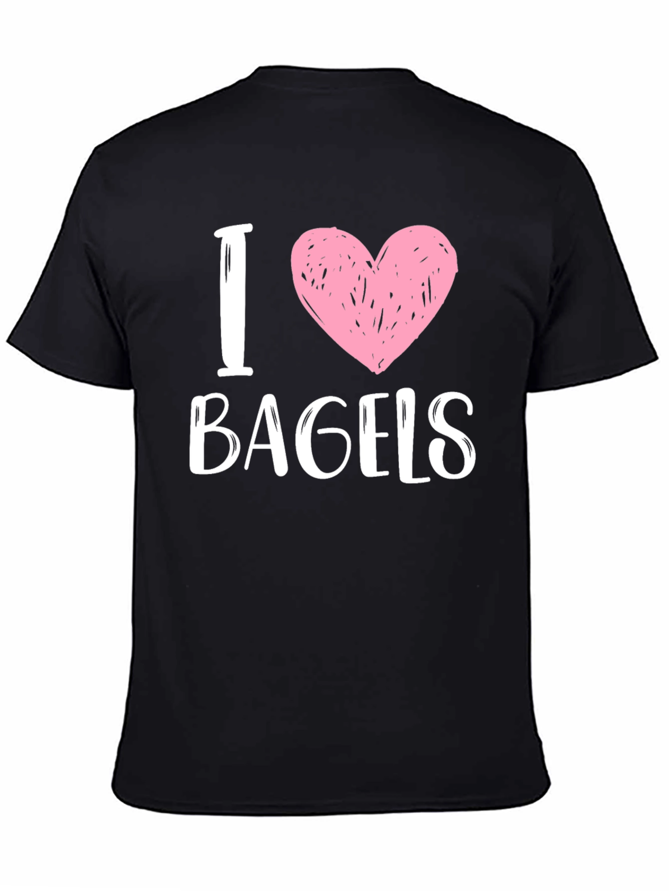 I Heart Bagels Graphic Tee - Casual Comfort