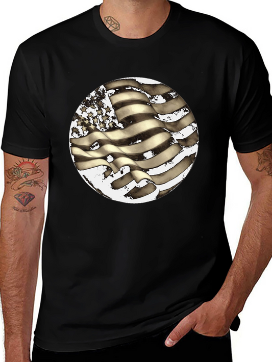 American Flag Graphic T-Shirt - Patriotic Fashion