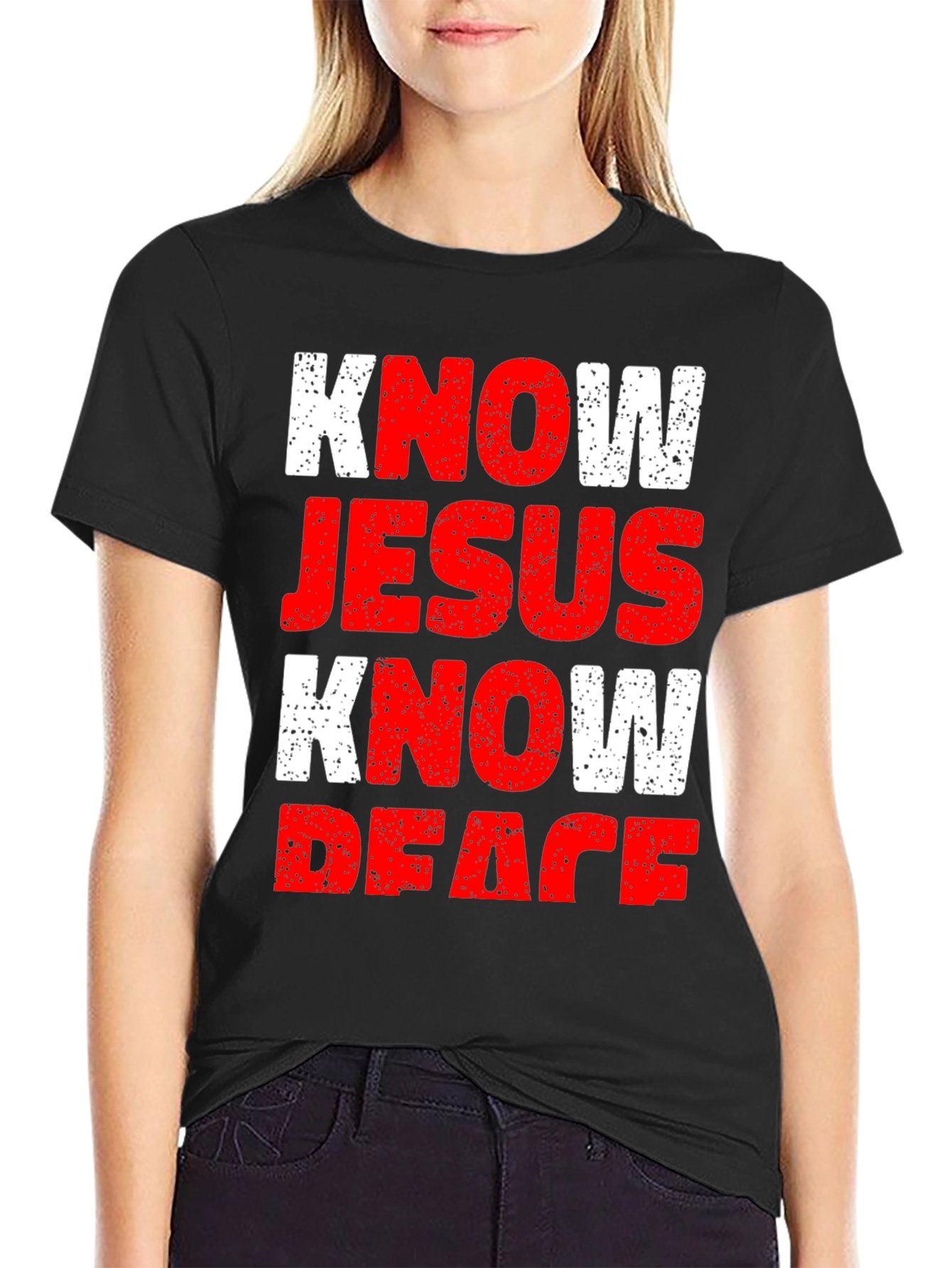 Know Jesus Know Peace Graphic T-Shirt