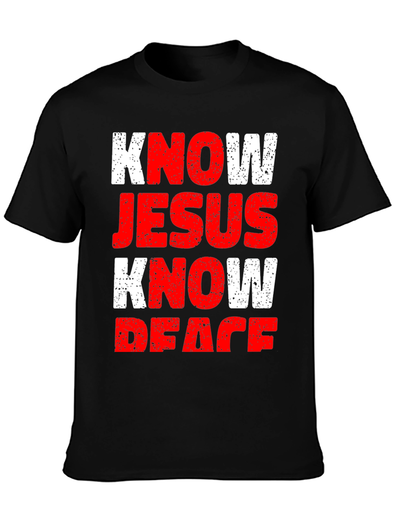 Know Jesus Know Peace Graphic T-Shirt