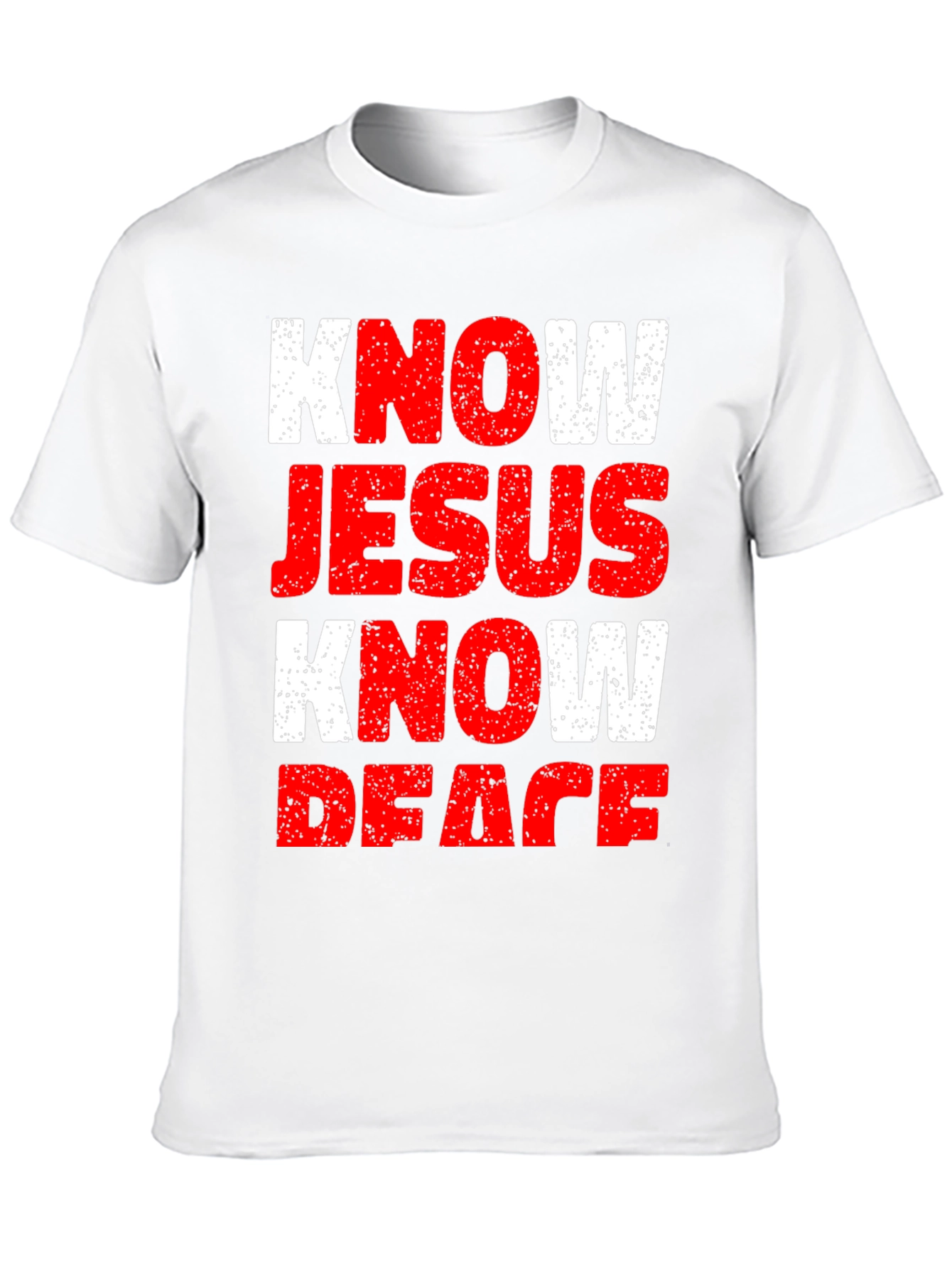 Know Jesus Know Peace Graphic T-Shirt