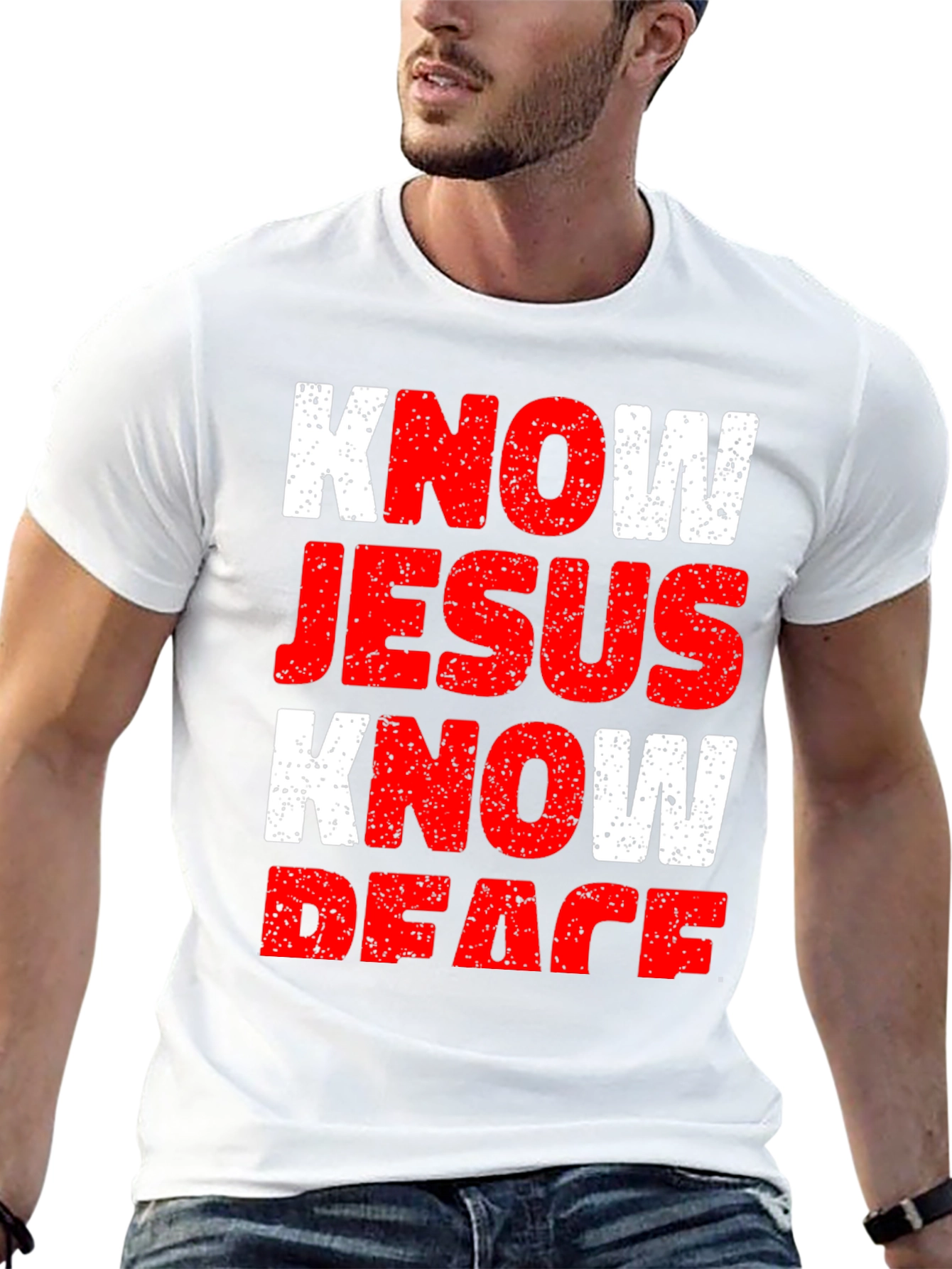 Know Jesus Know Peace Graphic T-Shirt