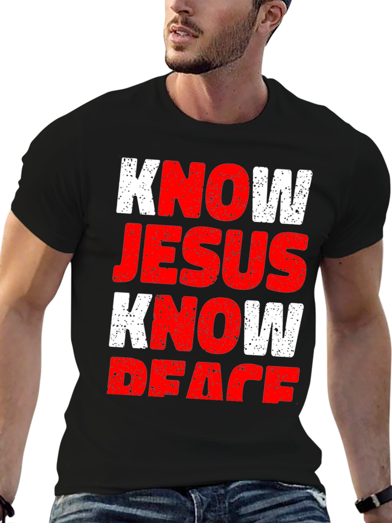 Know Jesus Know Peace Graphic T-Shirt