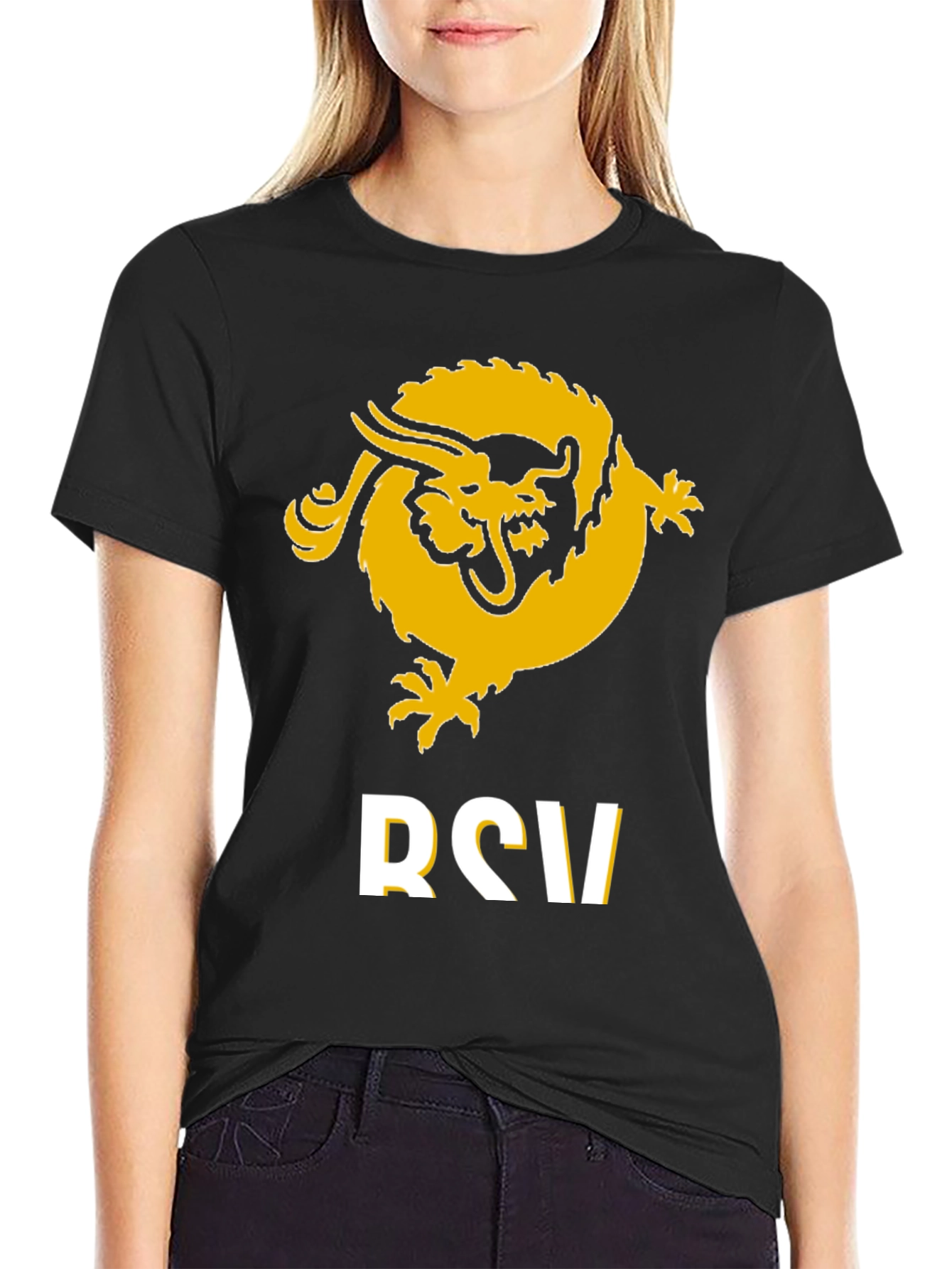 Dragon RSV Graphic Tee - Black Cotton Blend