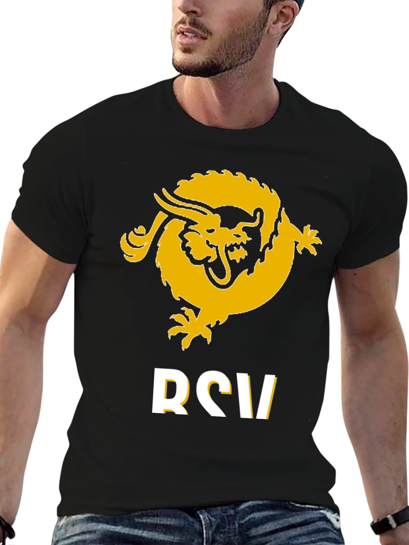 Dragon RSV Graphic Tee - Black Cotton Blend
