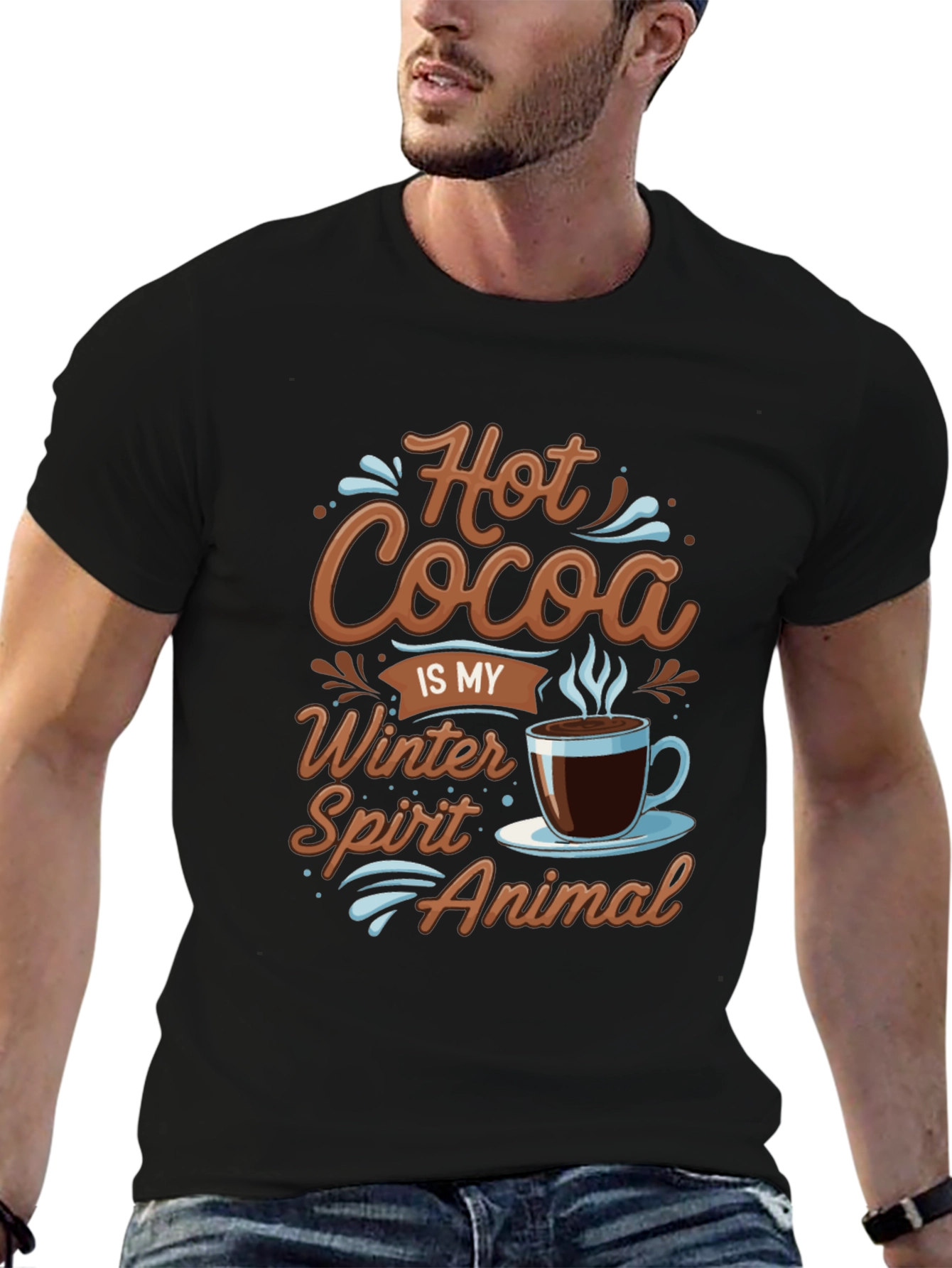 Hot Cocoa Winter Spirit T-Shirt