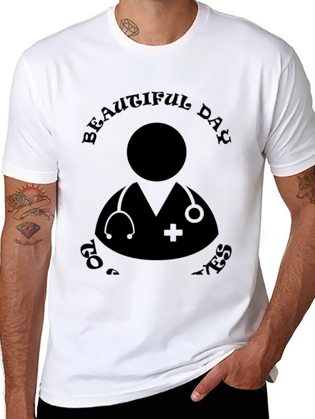 Beautiful Day To Save Lives Graphic Tee - Unisex