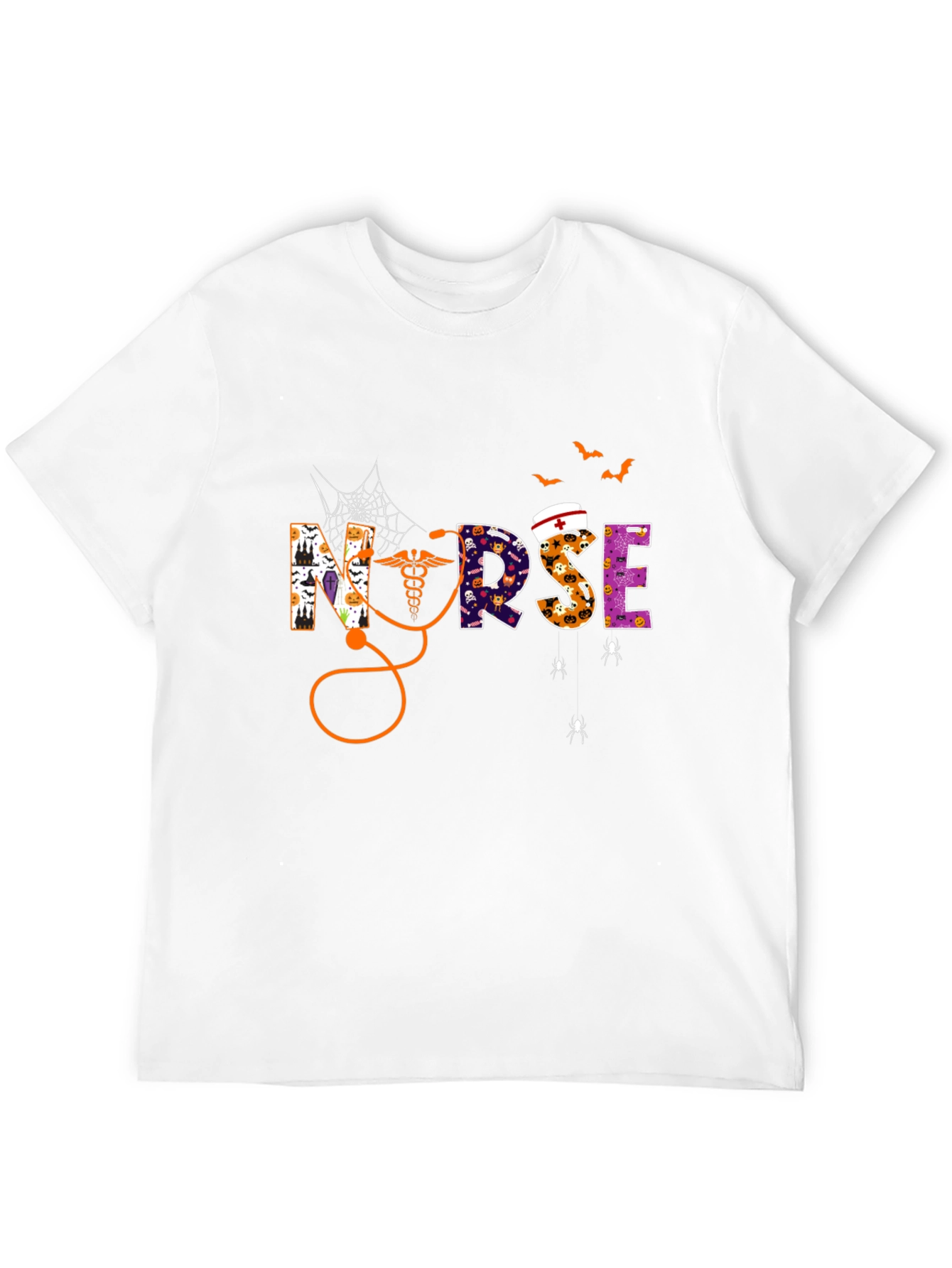 Halloween Nurse Graphic T-Shirt - Spooky Season Tee